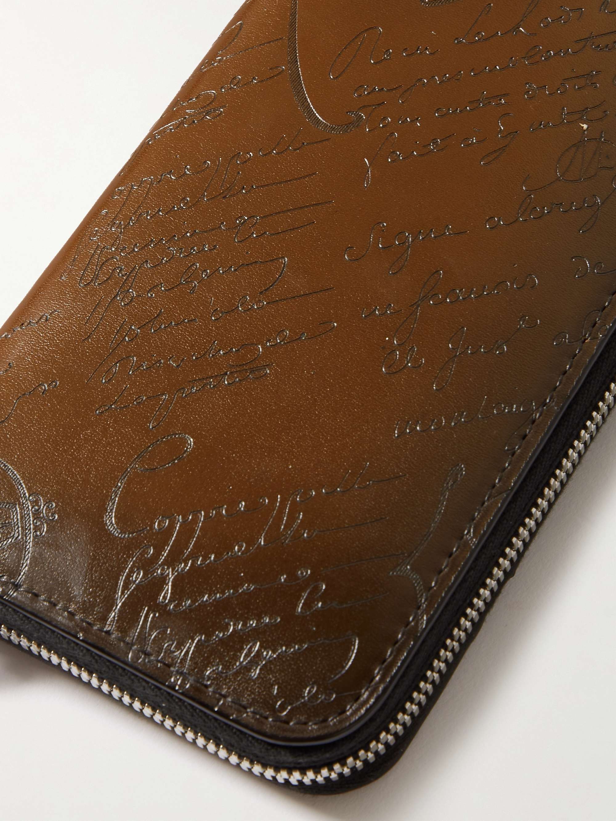 BERLUTI Venezia Leather Zip-Around Wallet