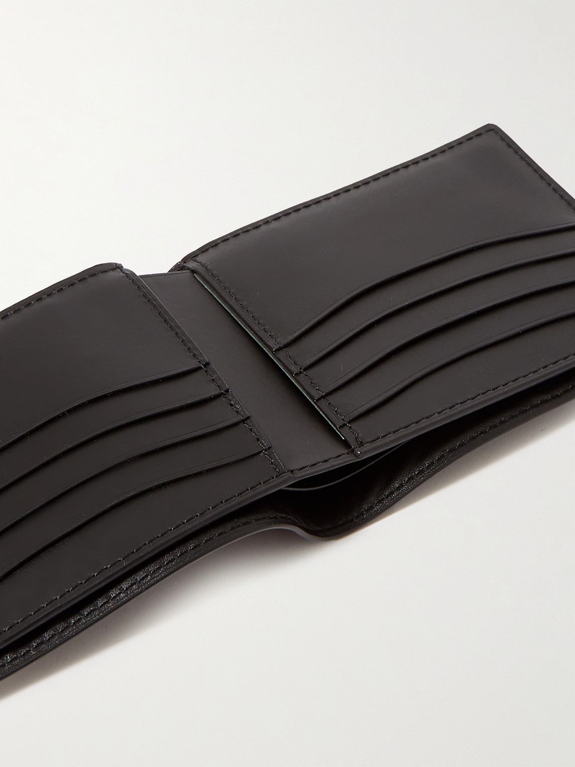 Shop Berluti Scritto Venezia Leather Billfold Wallet In Brown