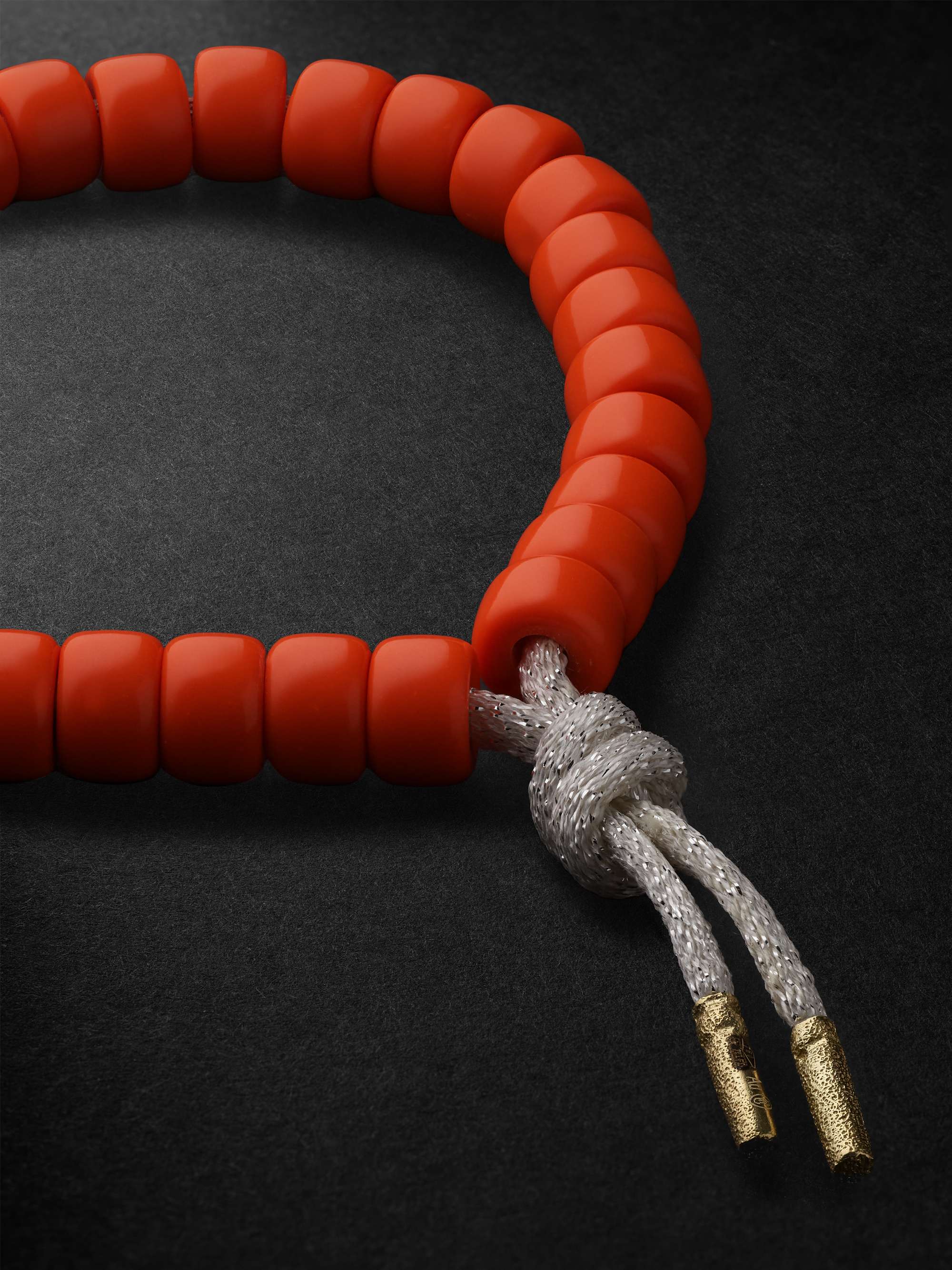 CAROLINA BUCCI Forte Beads Gold Cornelian Bracelet