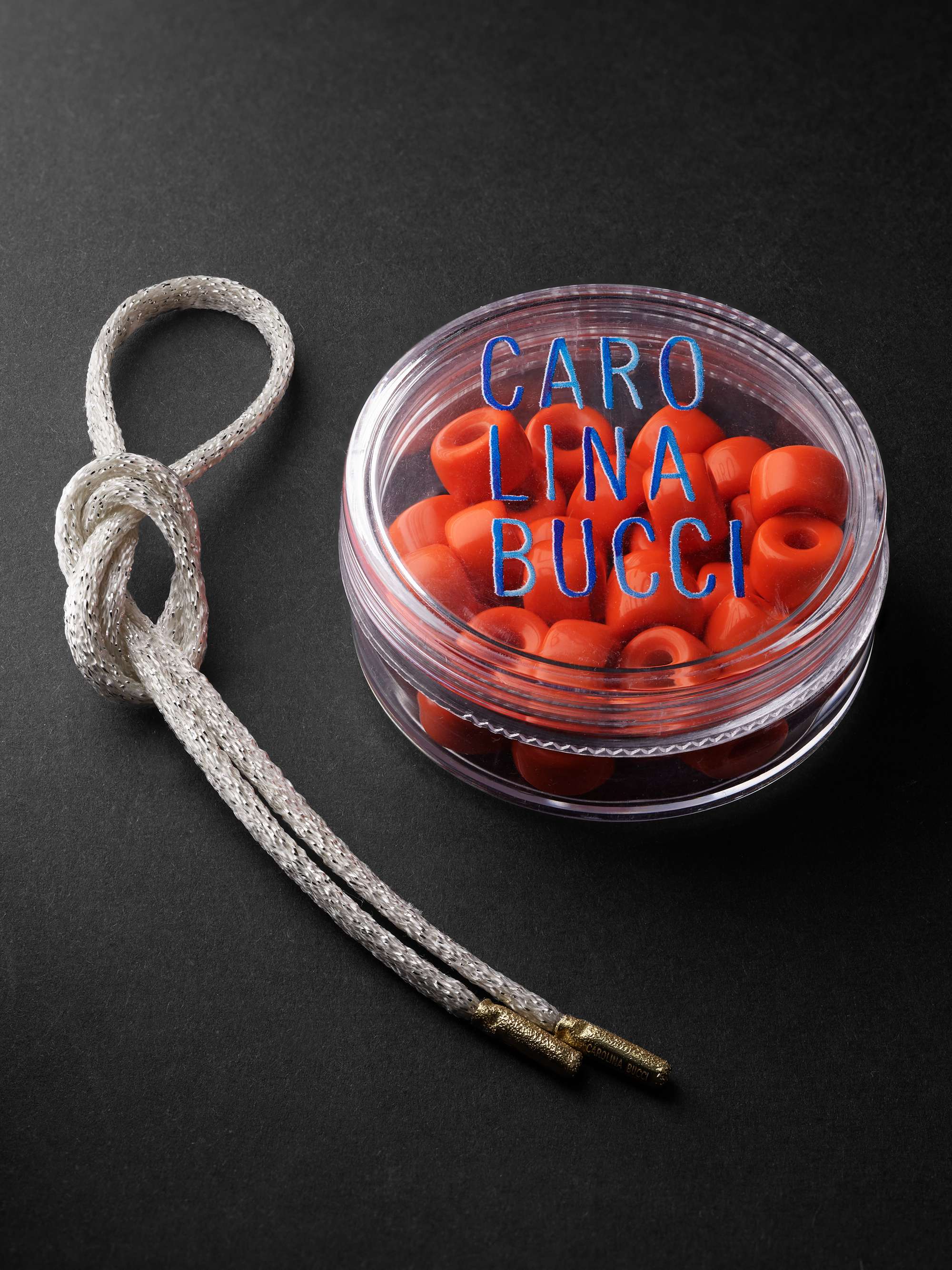 CAROLINA BUCCI Forte Beads Gold Cornelian Bracelet
