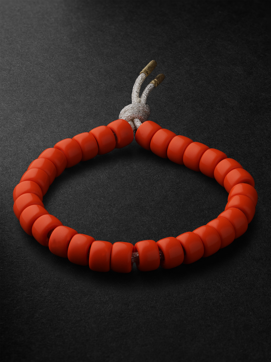 Carolina Bucci Forte Beads Gold Cornelian Bracelet In Orange