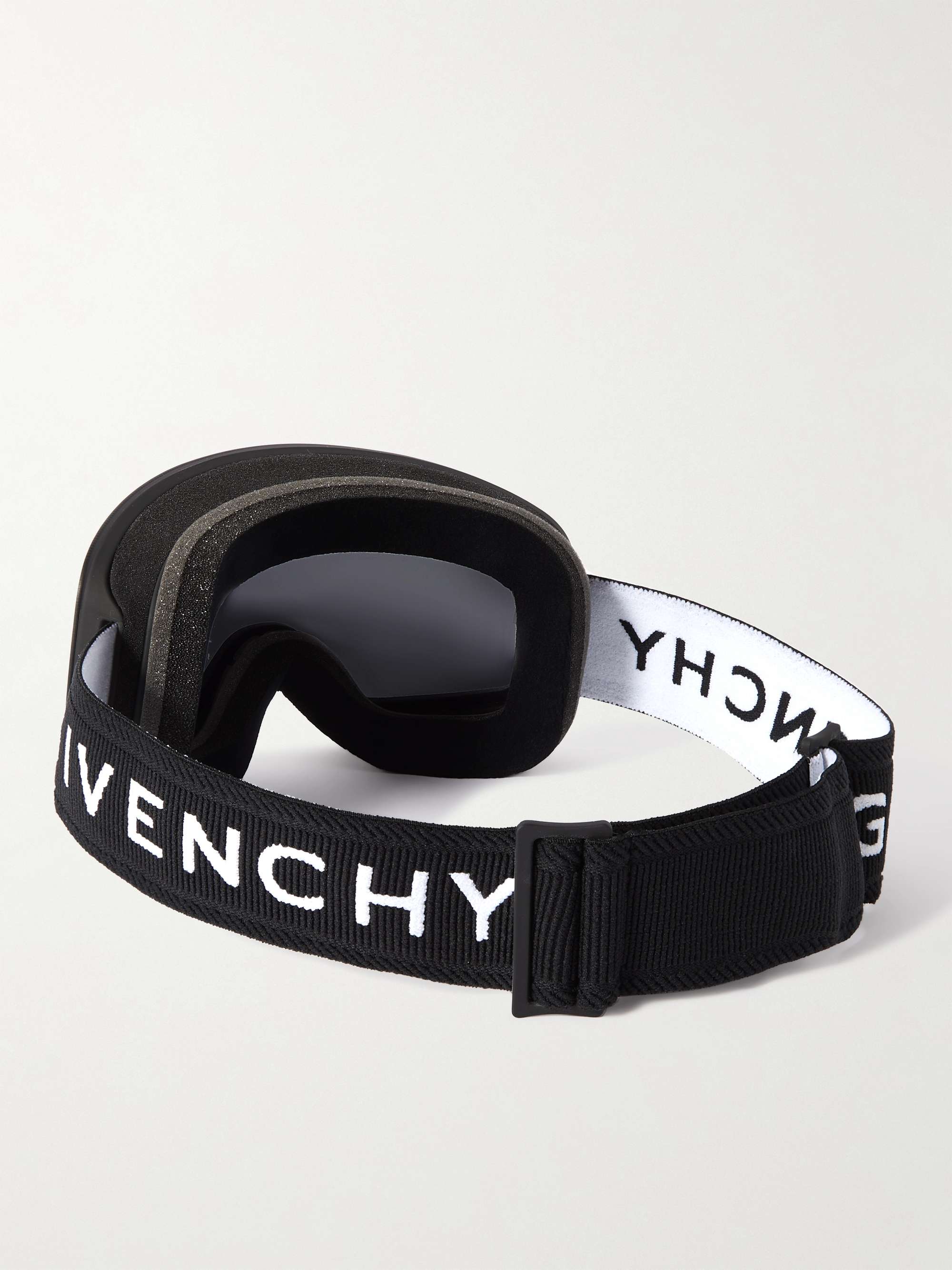 GIVENCHY EYEWEAR Logo-Print Mirrored Ski Goggles