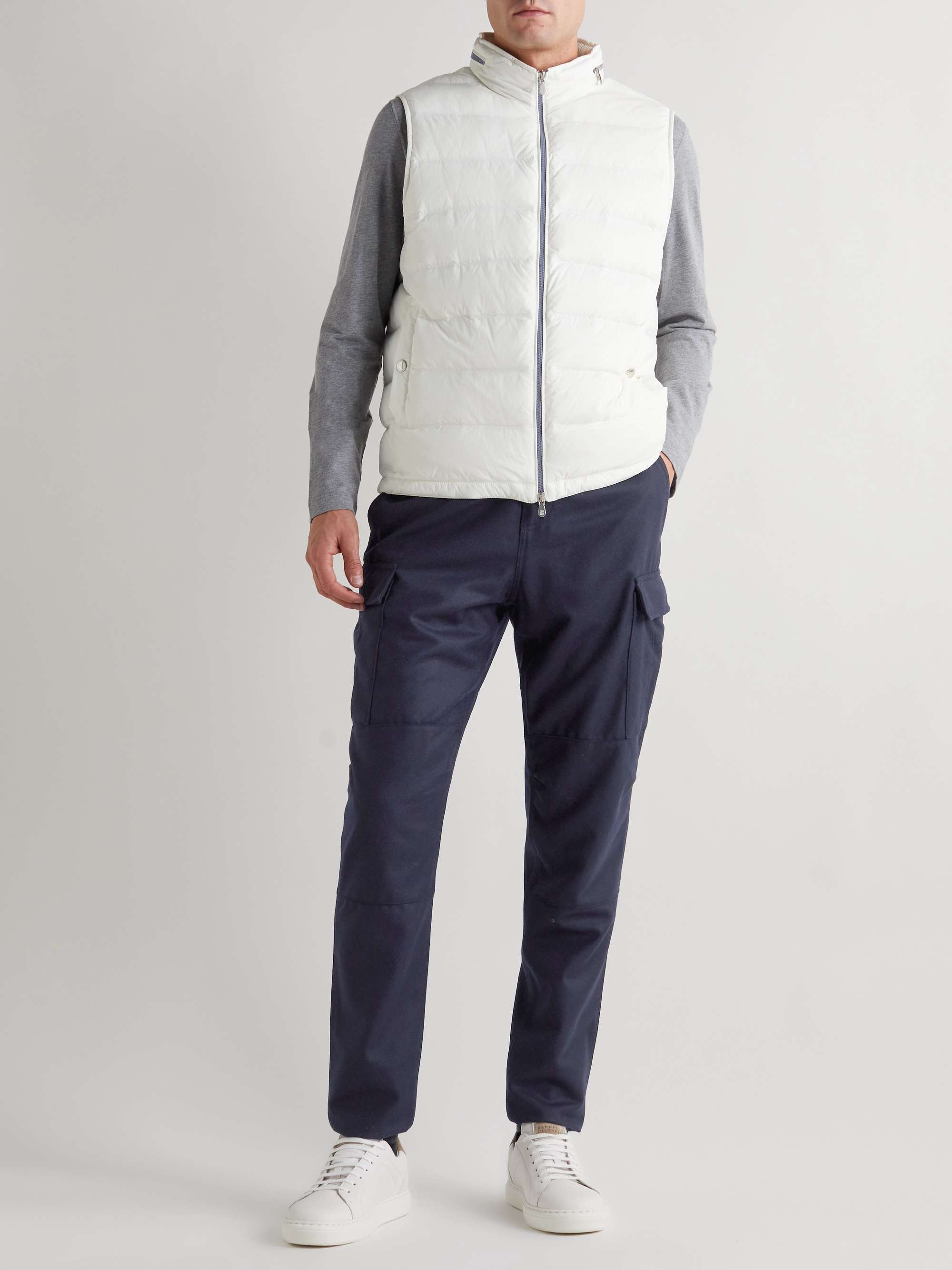 Brunello Cucinelli flannel jogging pants