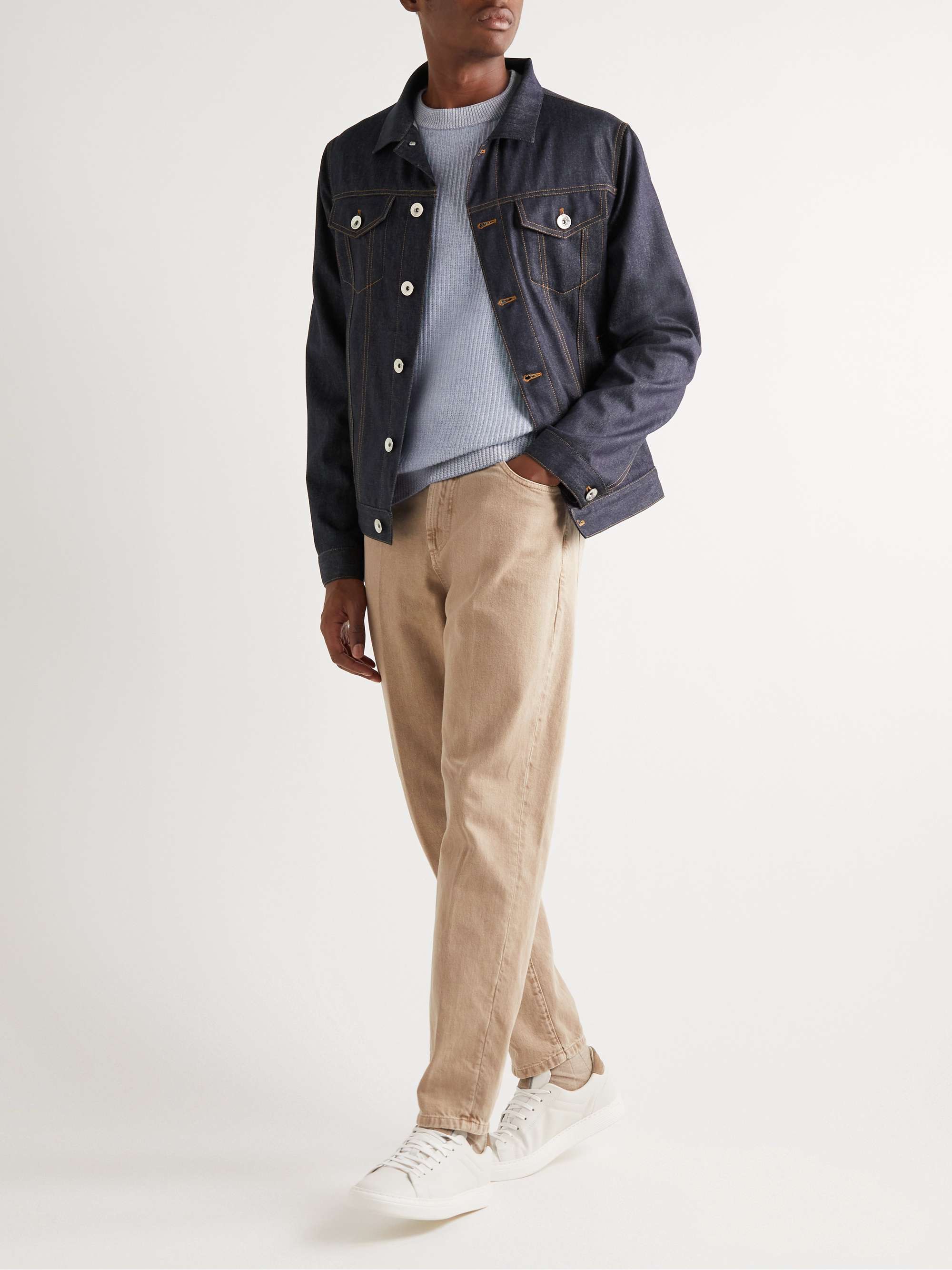 BRUNELLO CUCINELLI Wool Trucker Jacket for Men | MR PORTER