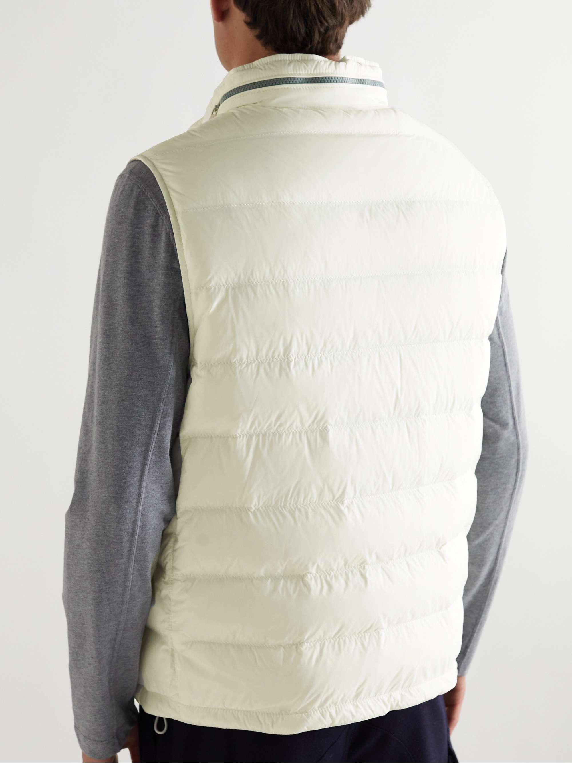 BRUNELLO CUCINELLI Quilted Nylon Down Hooded Gilet