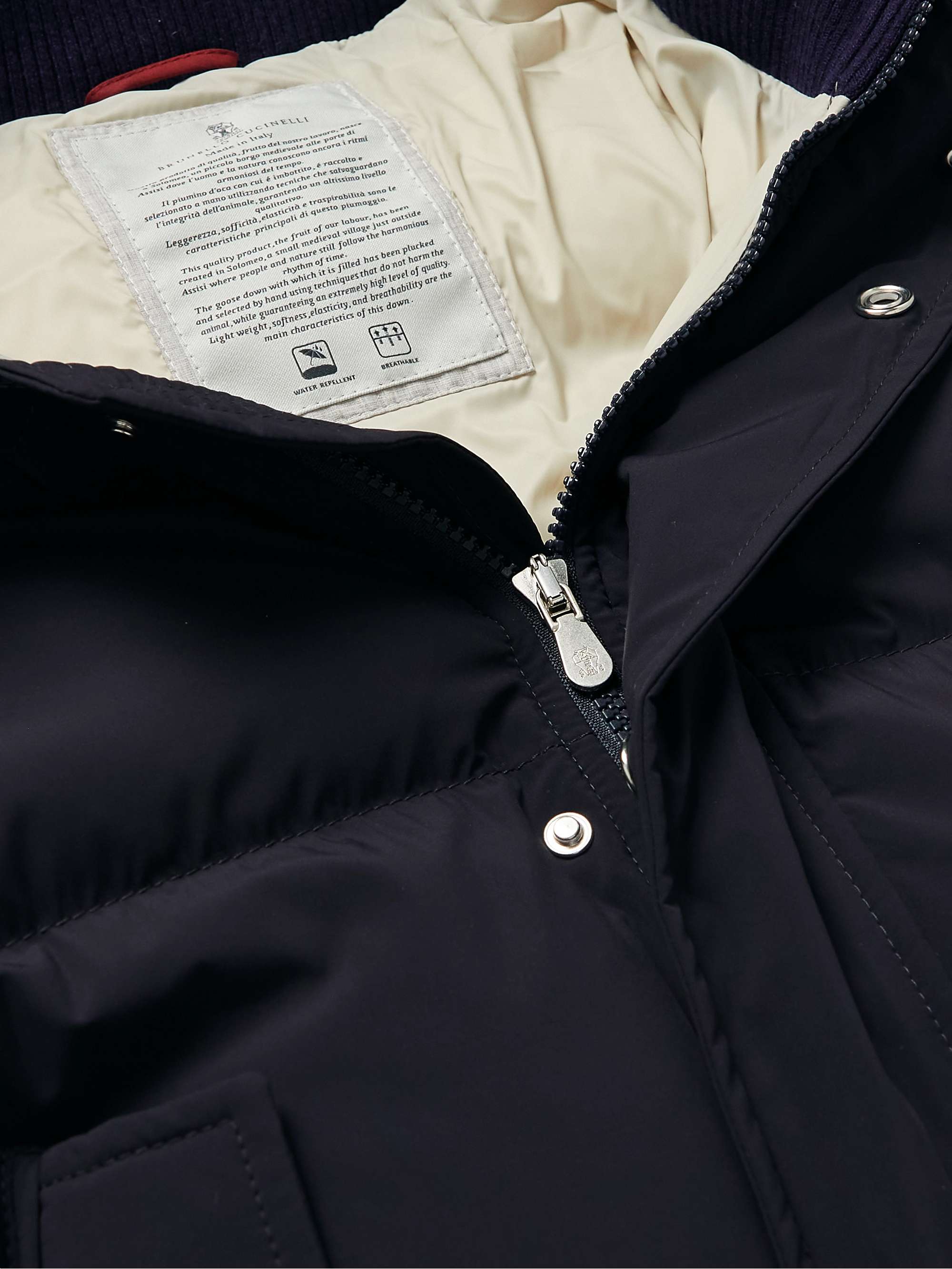 BRUNELLO CUCINELLI Quilted Shell Hooded Down Jacket