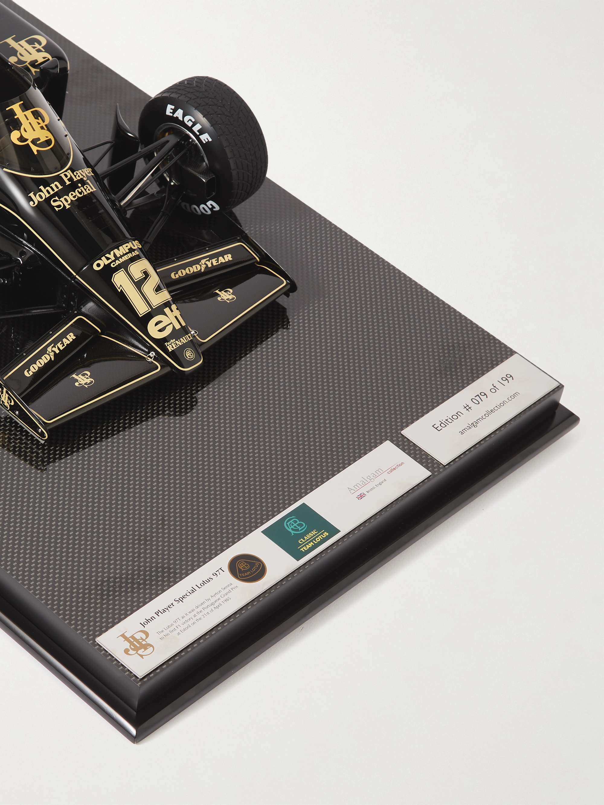AMALGAM COLLECTION Lotus 97T Portuguese Grand Prix (1985) Limited Edition 1:8 Model Car