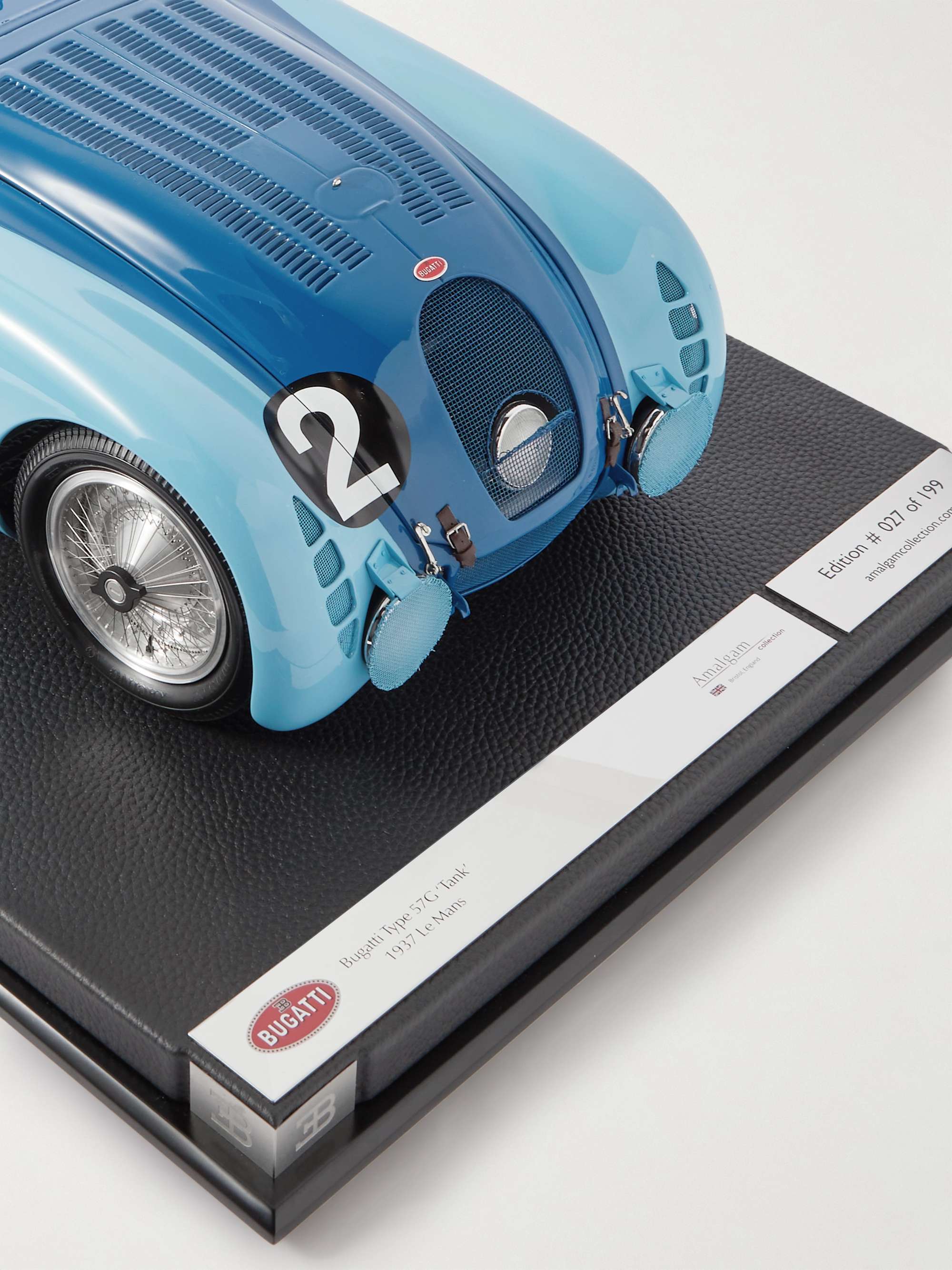 AMALGAM COLLECTION Bugatti Type 57G Tank 1.8 Model Car