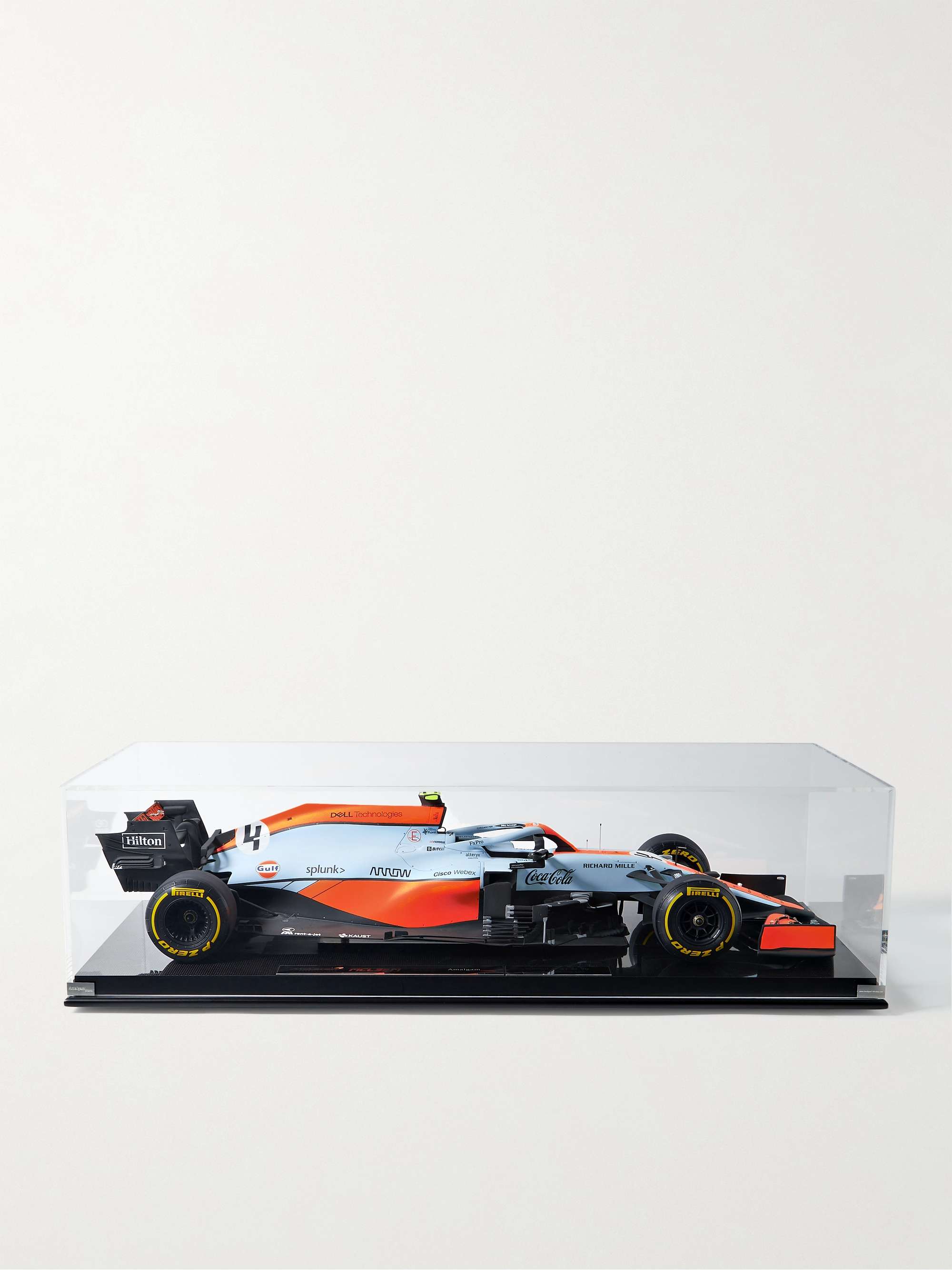 AMALGAM COLLECTION McLaren MCL35M Lando Norris (2021) Monaco Grand Prix 1:8 Model Car