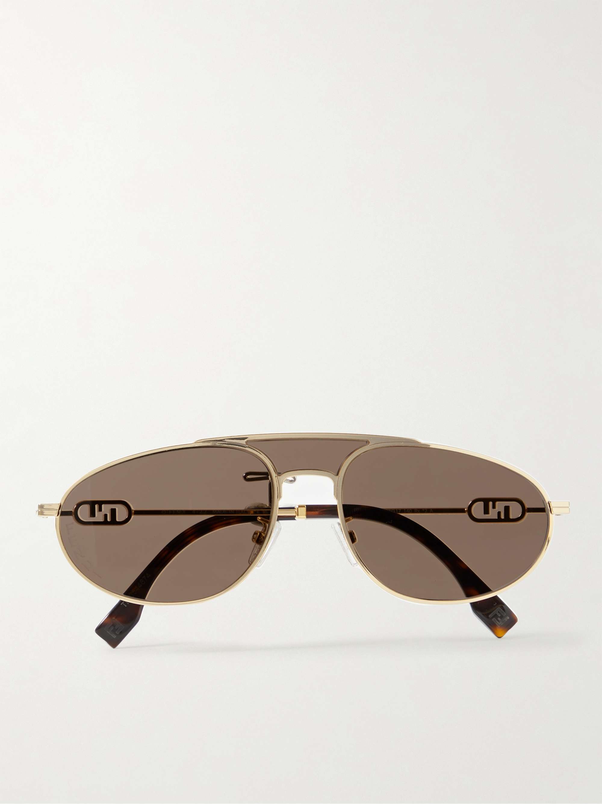 Fendi Men's O'Lock Aviator-Style Sunglasses