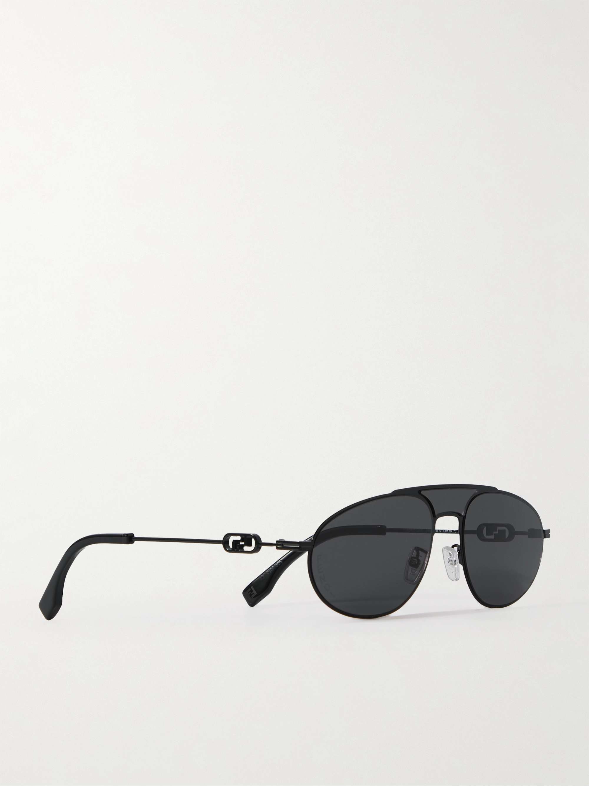 O'Lock Aviator-Style Gold-Tone Sunglasses