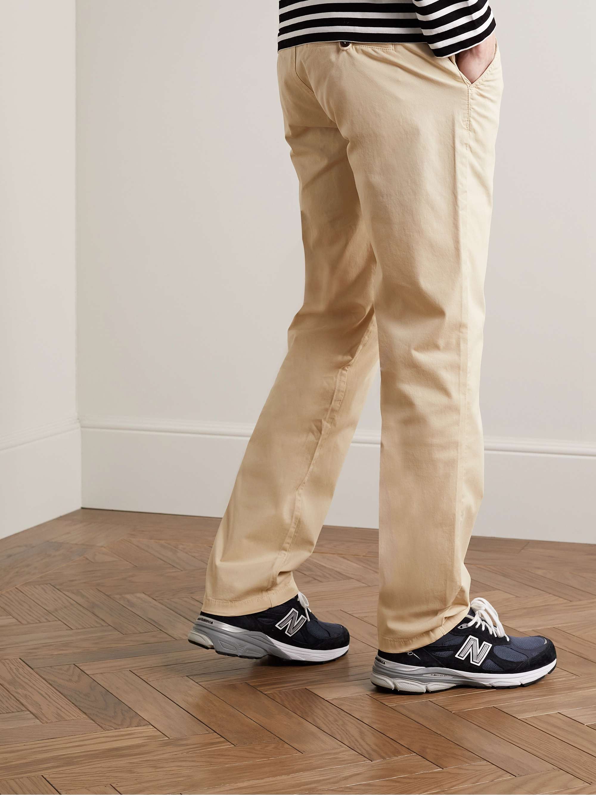 ARMOR-LUX Straight-Leg Cotton-Blend Twill Chinos
