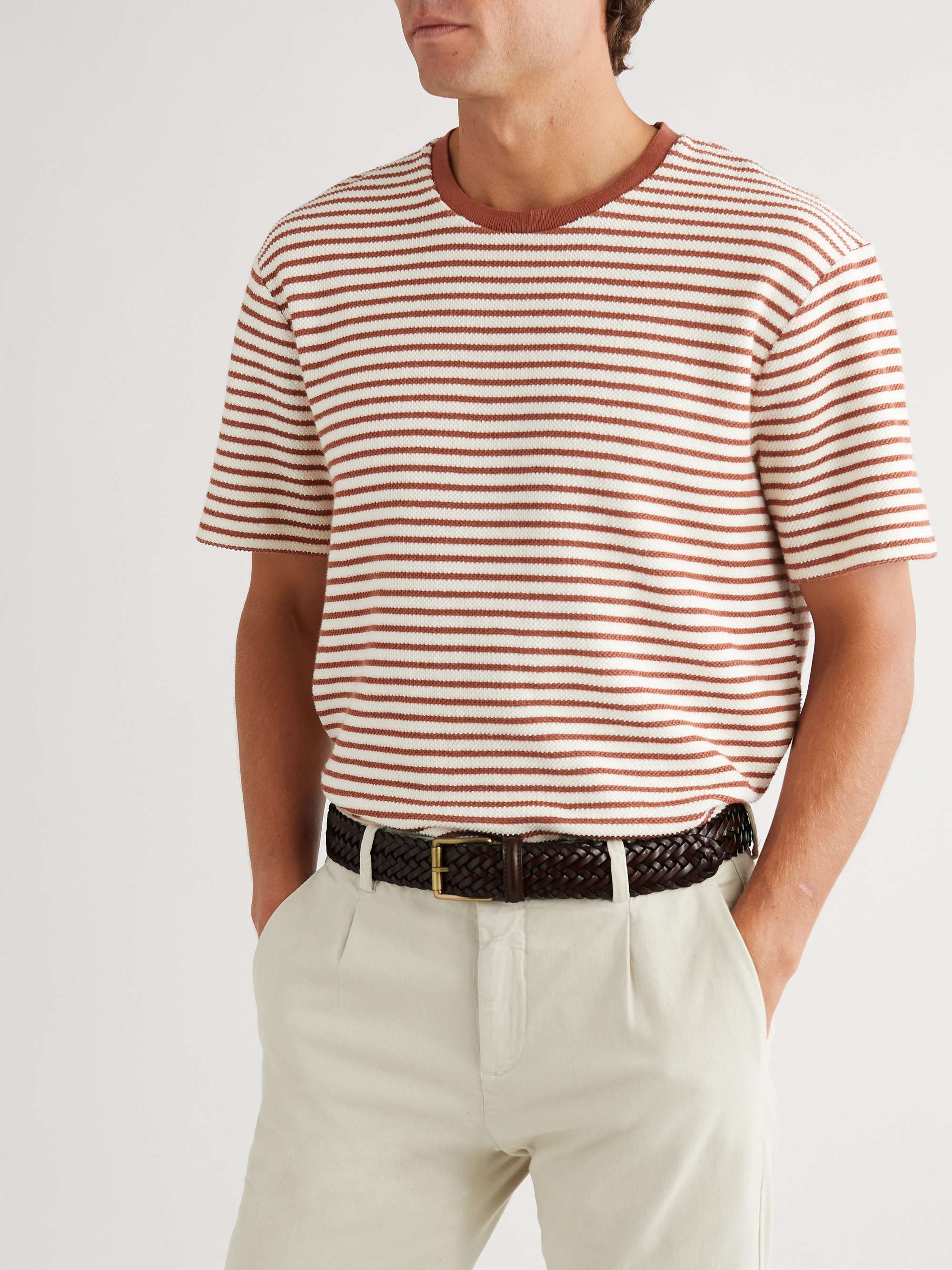 ANDERSON'S Woven Leather Belt