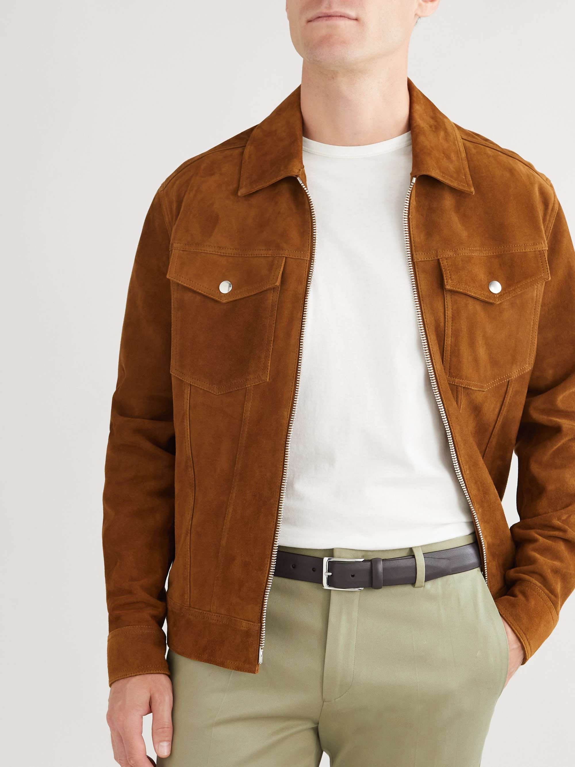 ANDERSON'S 3cm Leather Belt