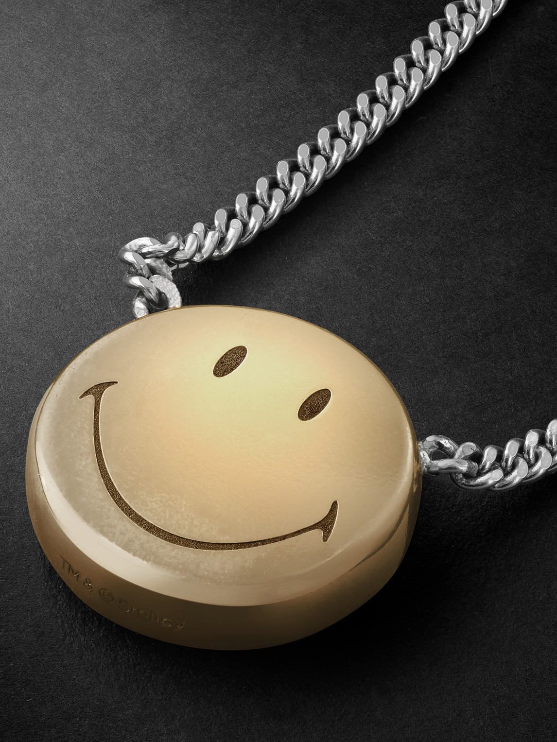 Shop Eéra Smile Gold And Silver Pendant Necklace