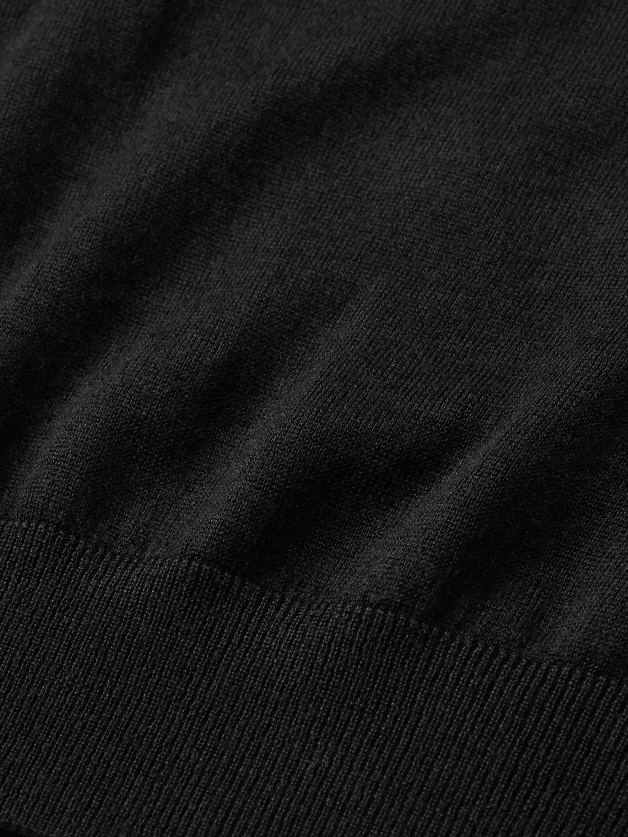 SAMAN AMEL Cashmere and Silk-Blend Rollneck Sweater