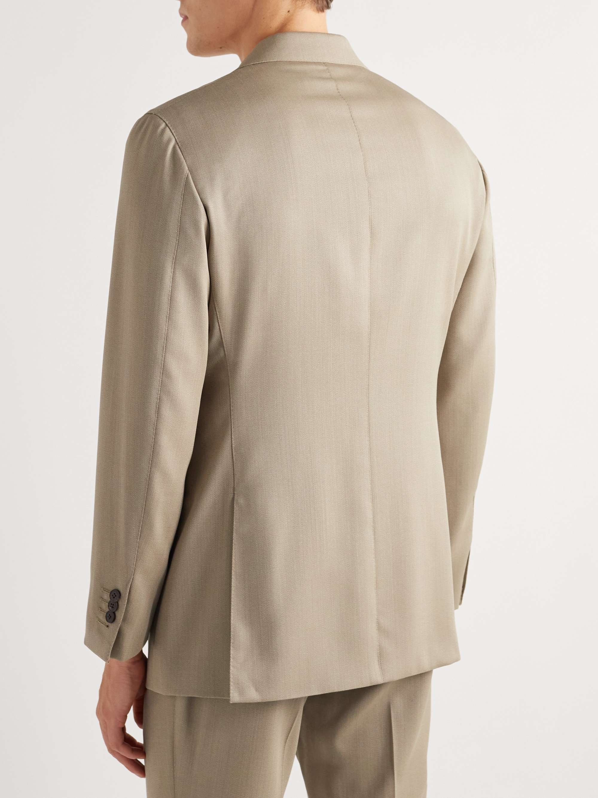 SAMAN AMEL Wool-Twill Suit Jacket