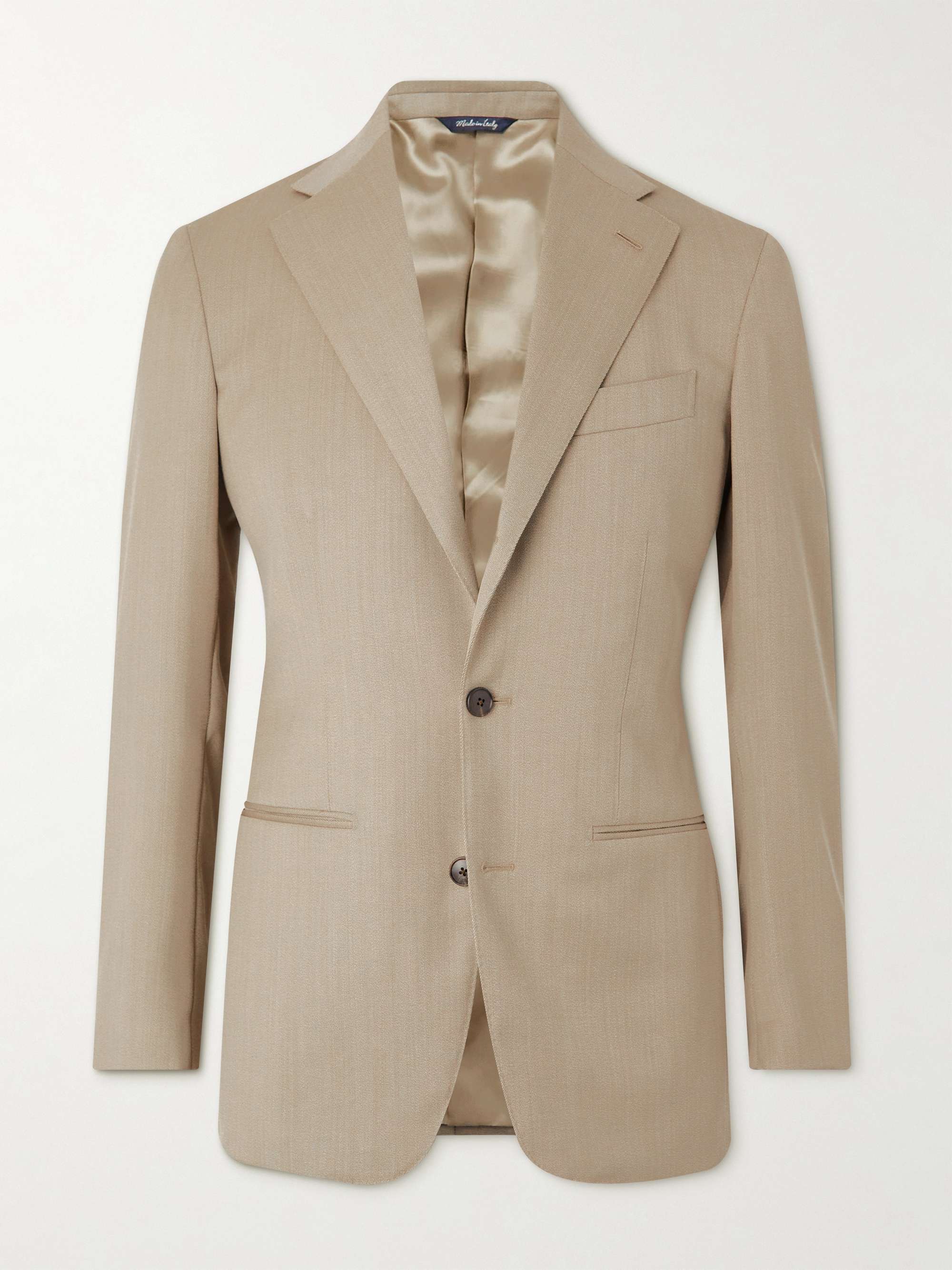 SAMAN AMEL Wool-Twill Suit Jacket