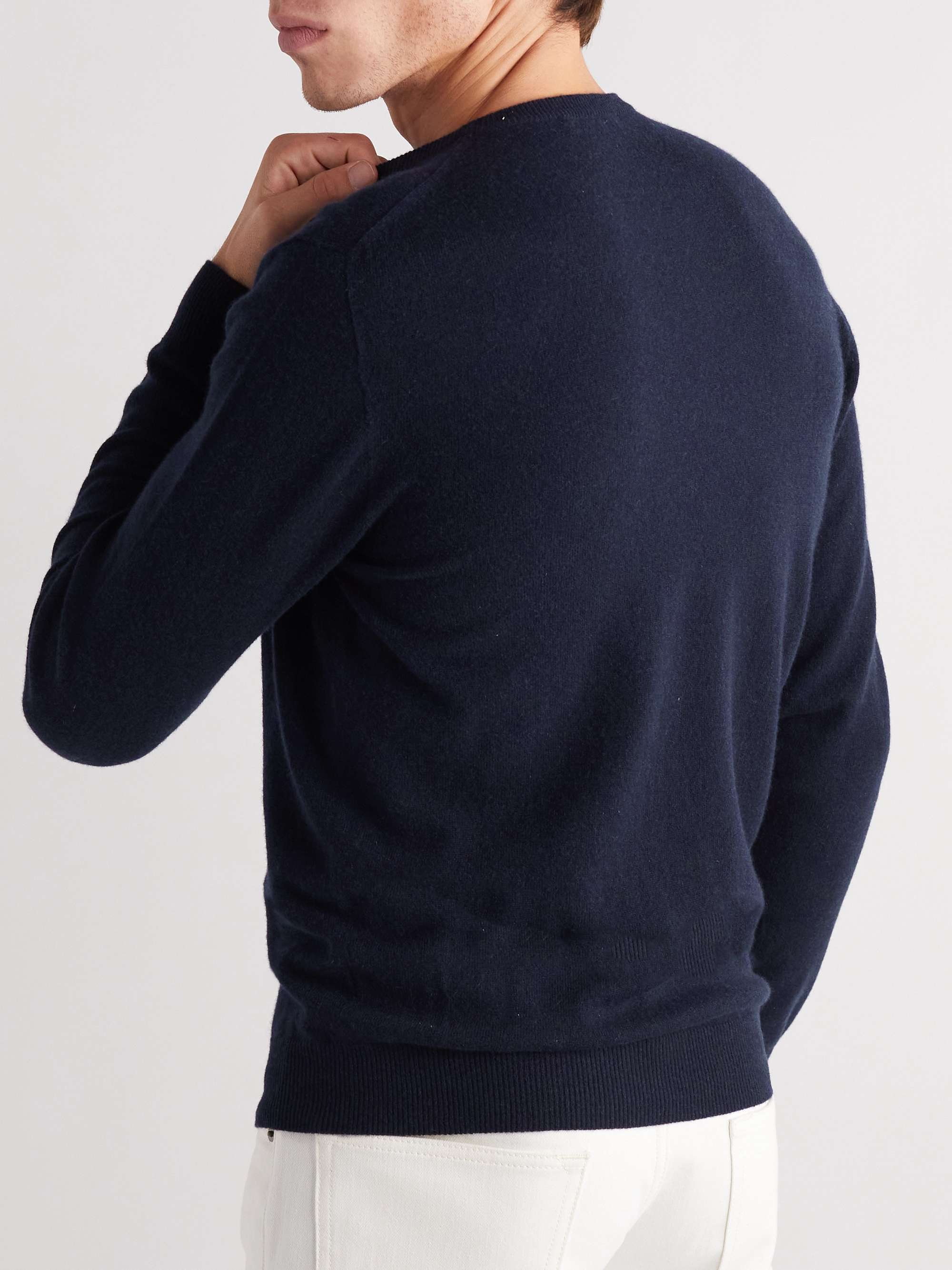 SAMAN AMEL Slim-Fit Cashmere Sweater