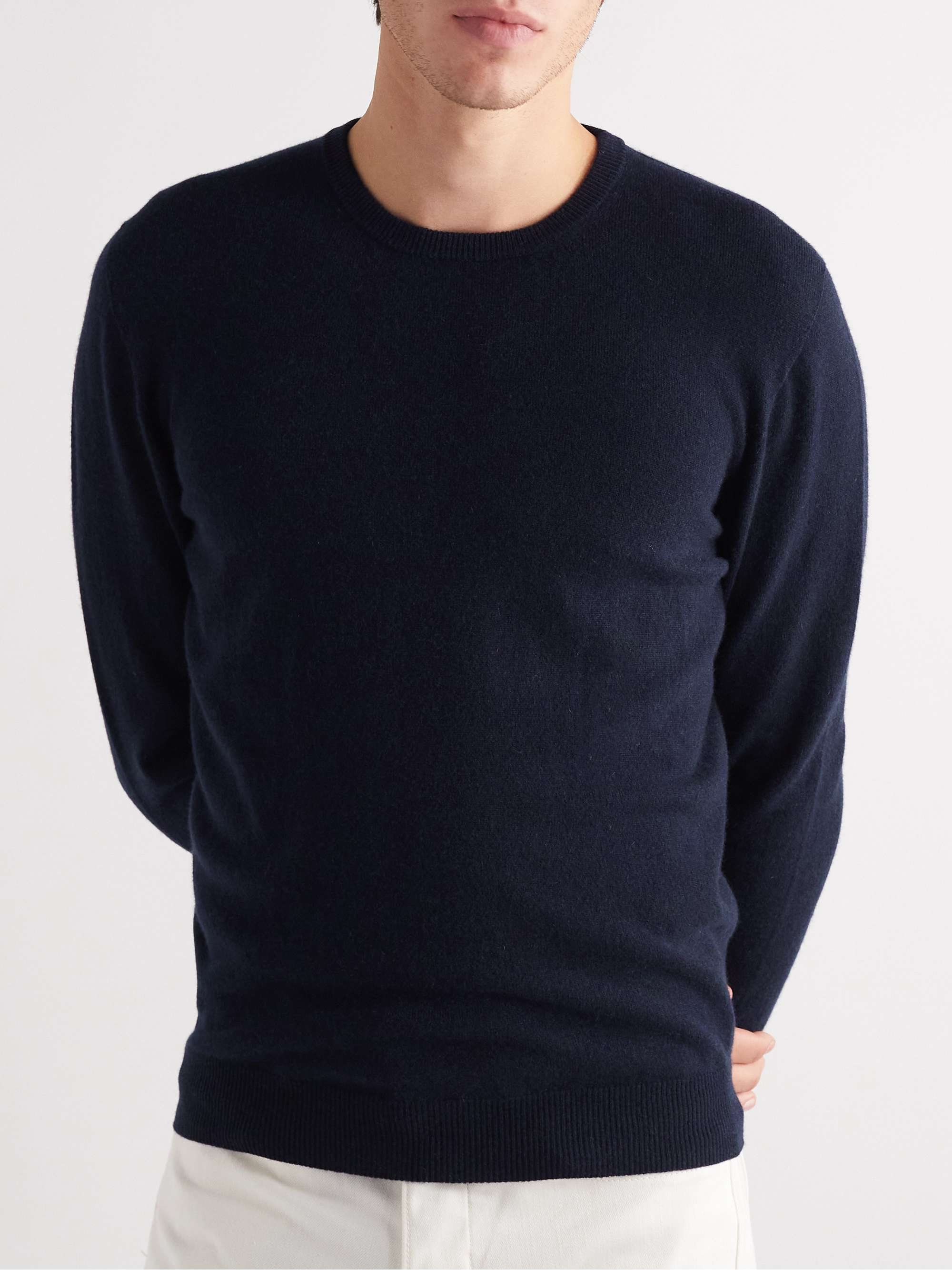 SAMAN AMEL Slim-Fit Cashmere Sweater