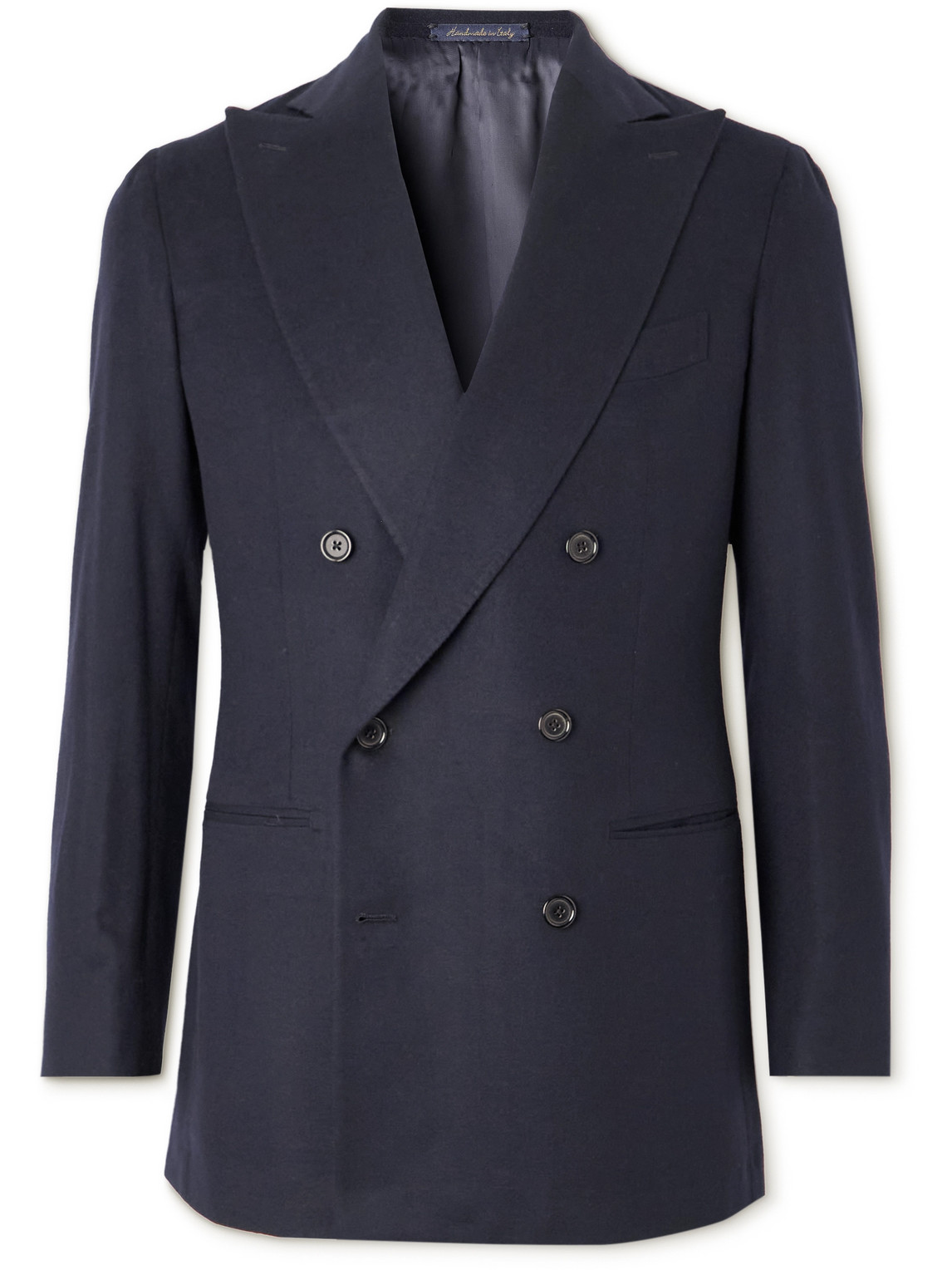 Double-Breasted Wool-Felt Blazer