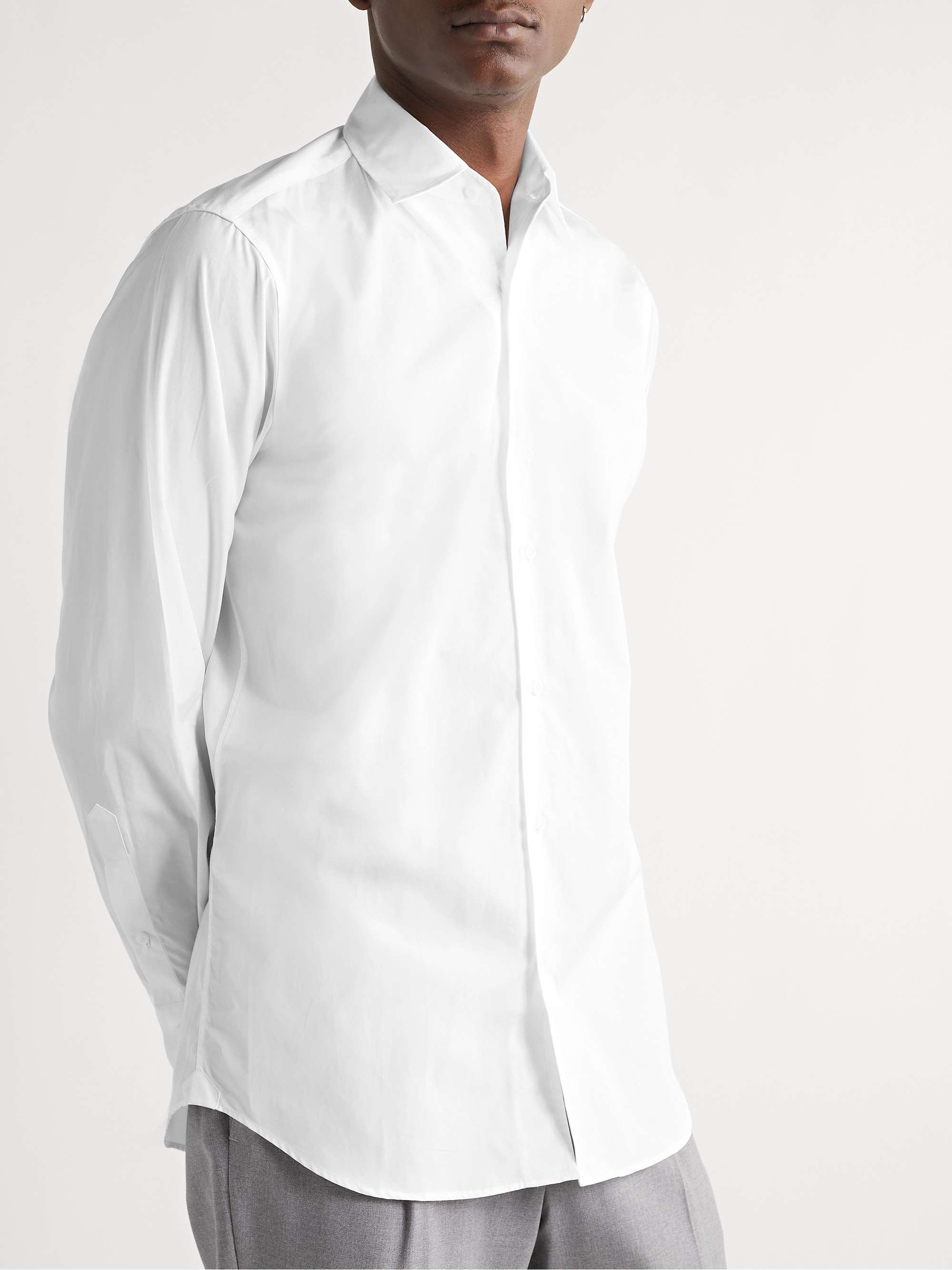 SAMAN AMEL Cotton-Poplin Shirt