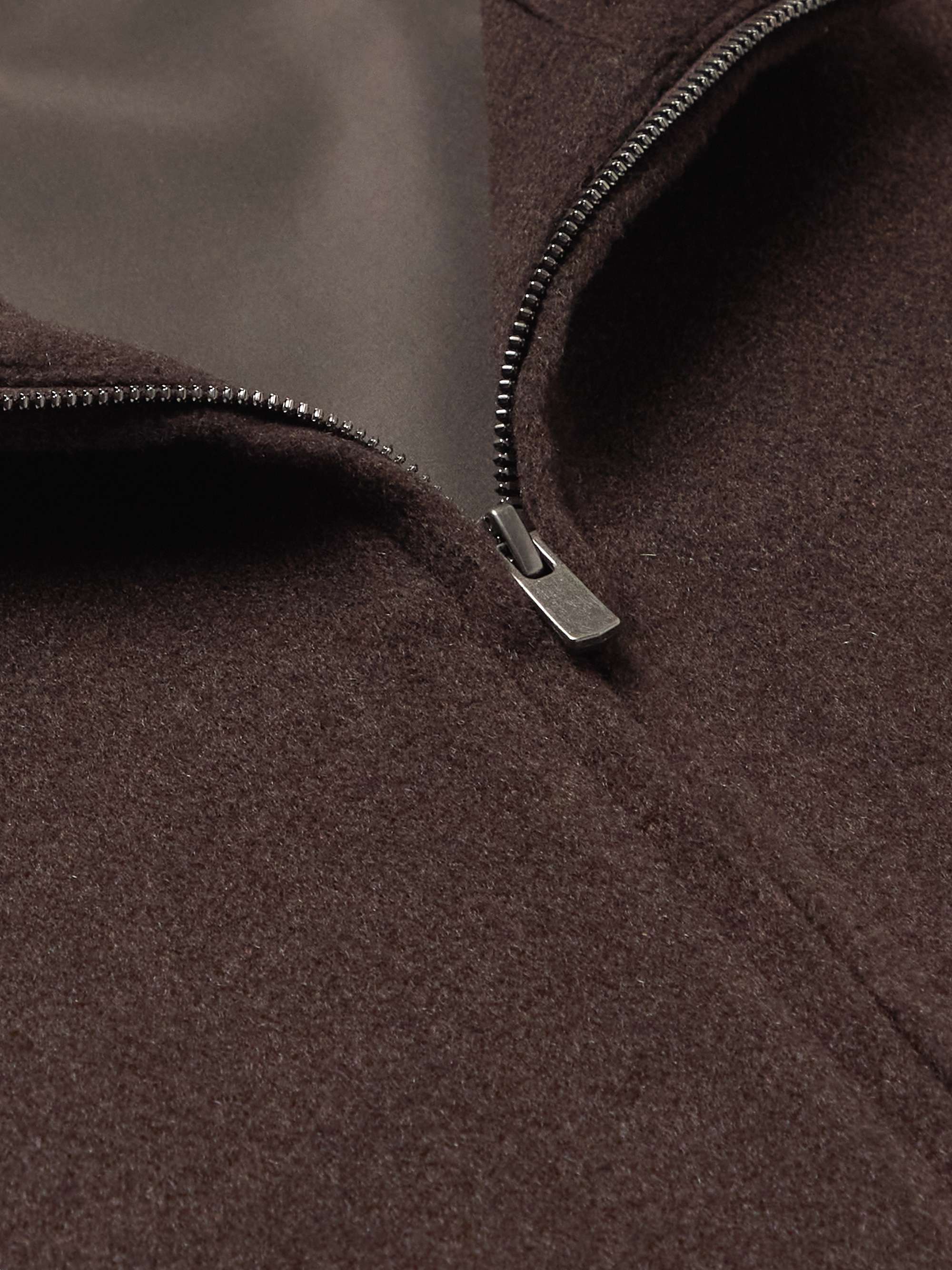 SAMAN AMEL Cashmere Bomber Jacket
