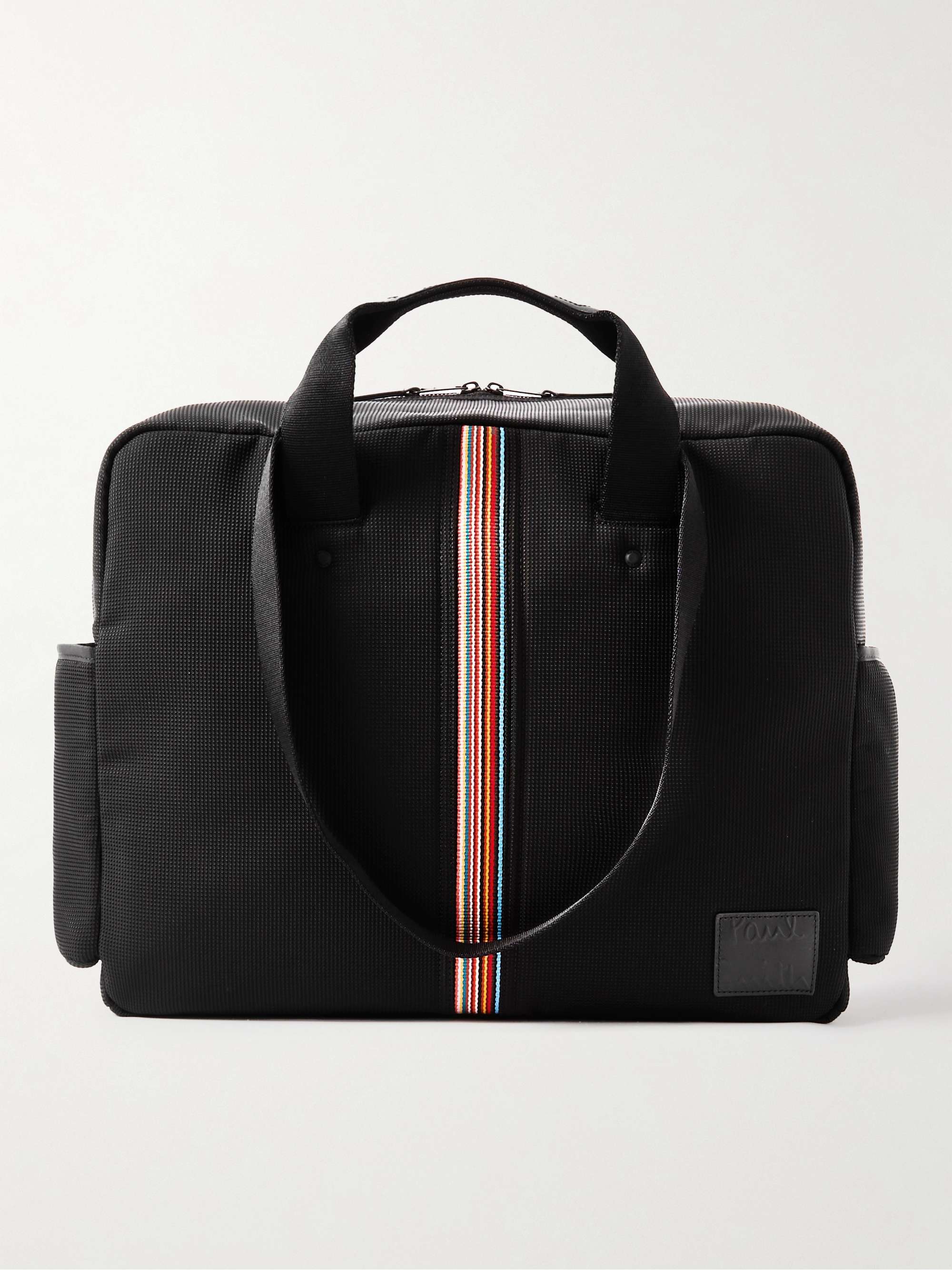 PAUL SMITH Stripe-Detailed Mesh Weekend Bag | PORTER