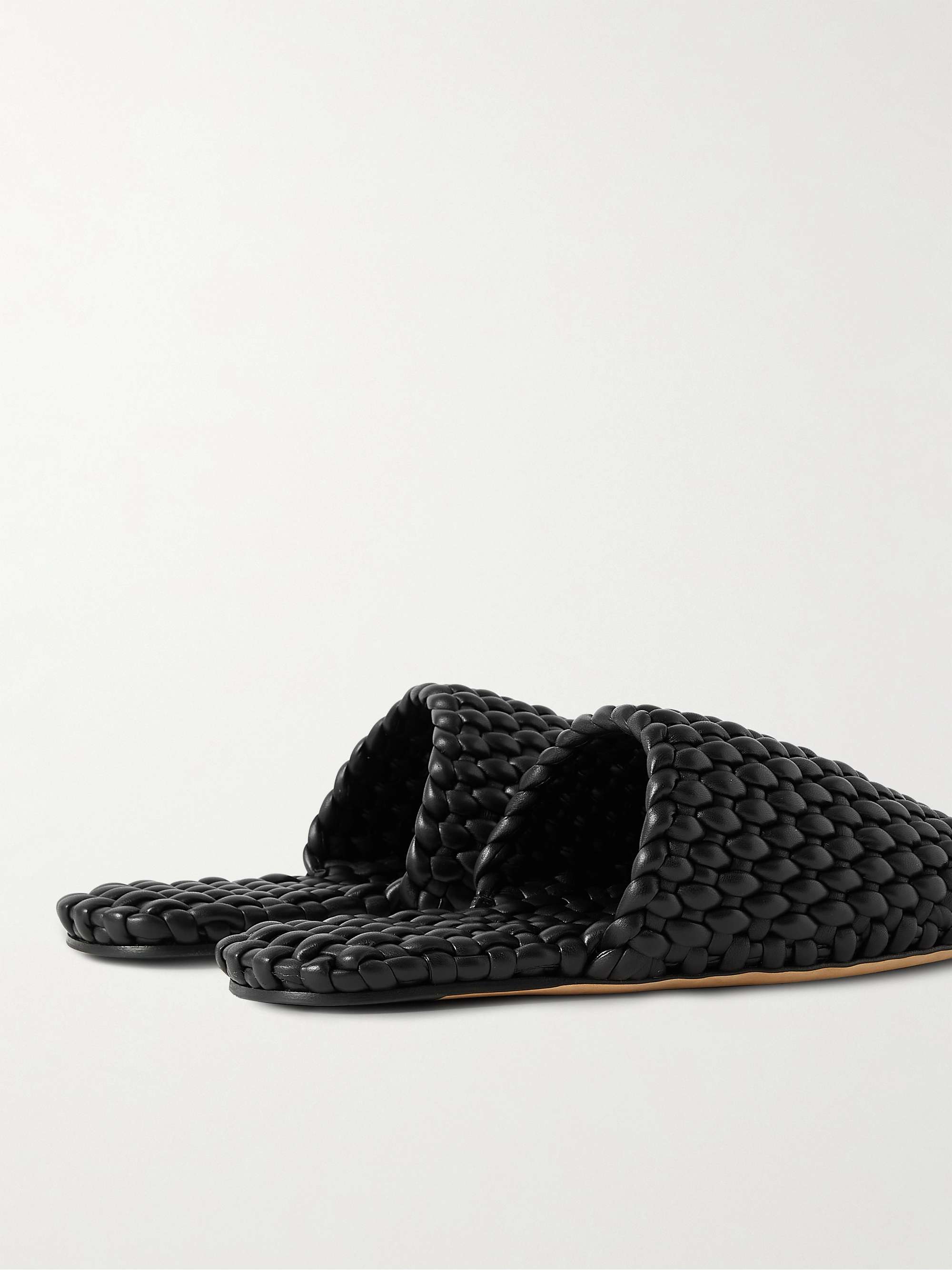 BOTTEGA VENETA Slipper in pelle intrecciata