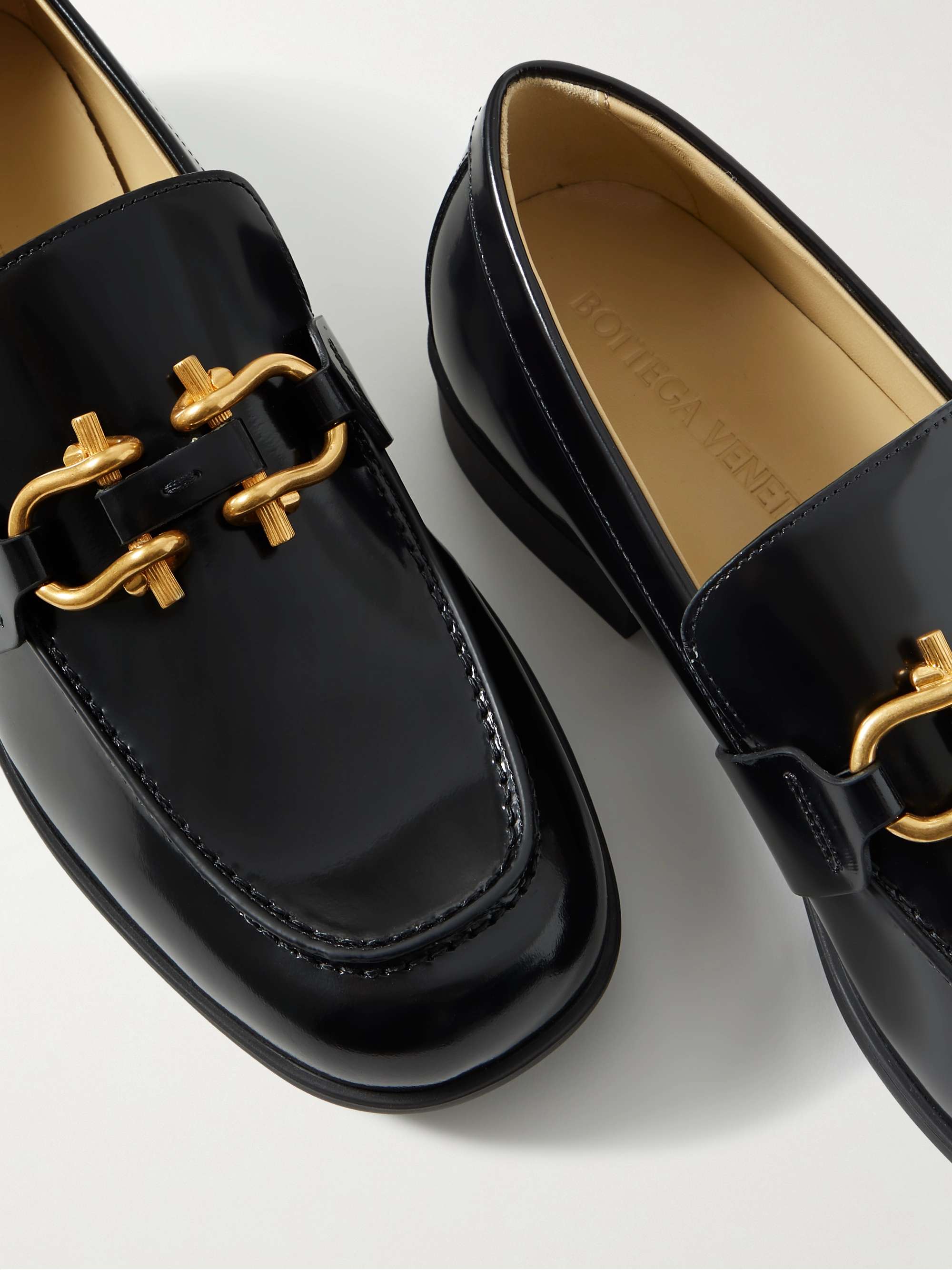 Monsieur Embellished Patent-Leather Loafers