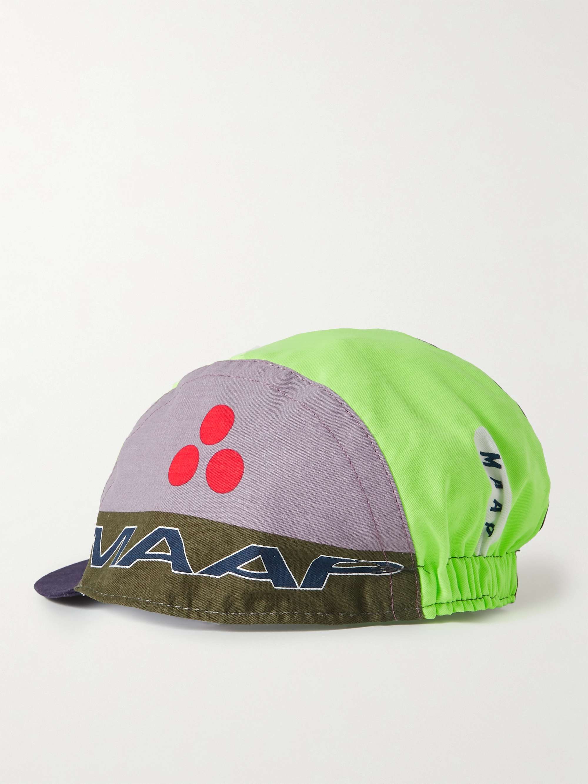 MAAP League Logo-Print Colour-Block Twill Cycling Cap