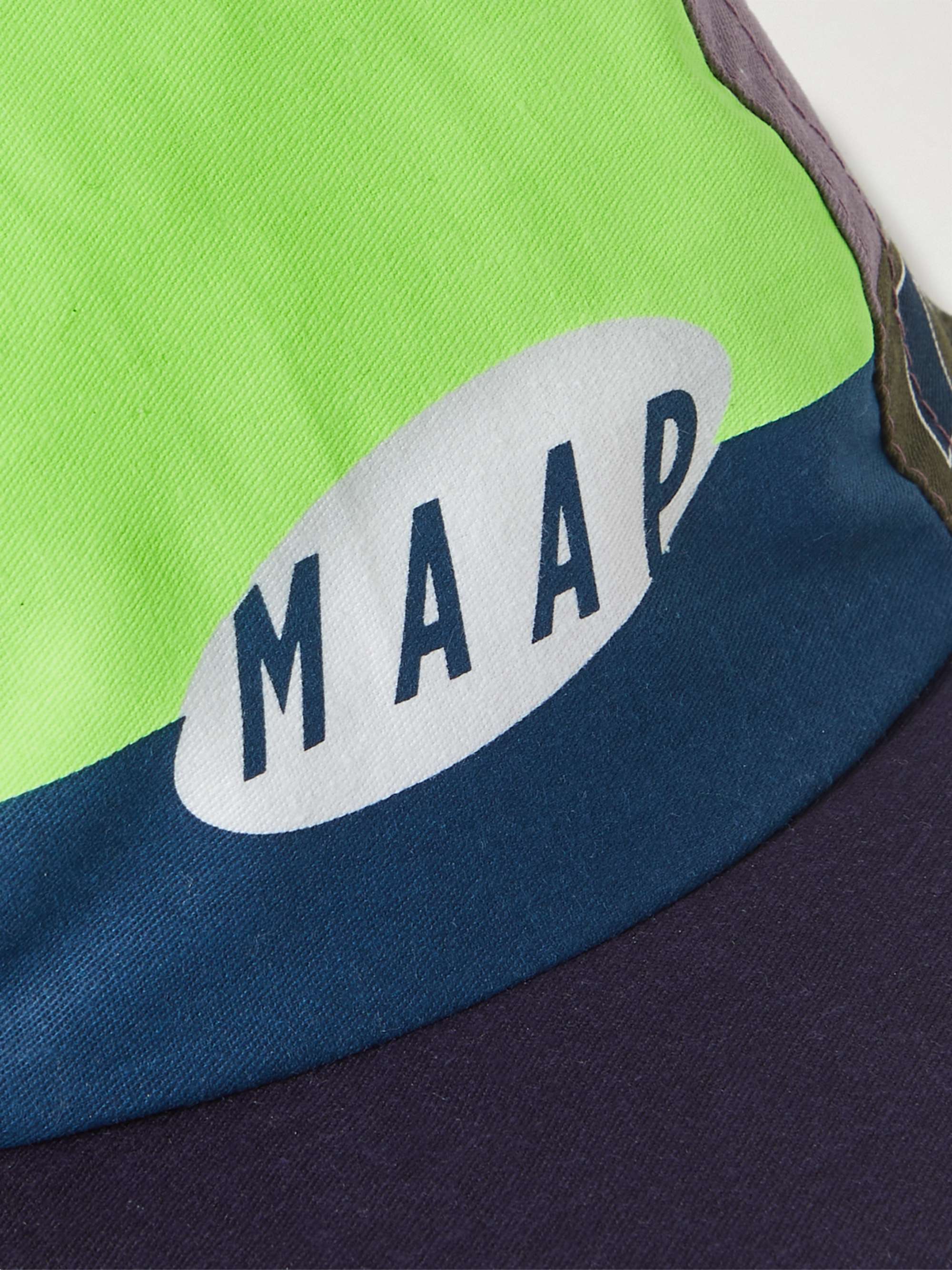 MAAP League Logo-Print Colour-Block Twill Cycling Cap