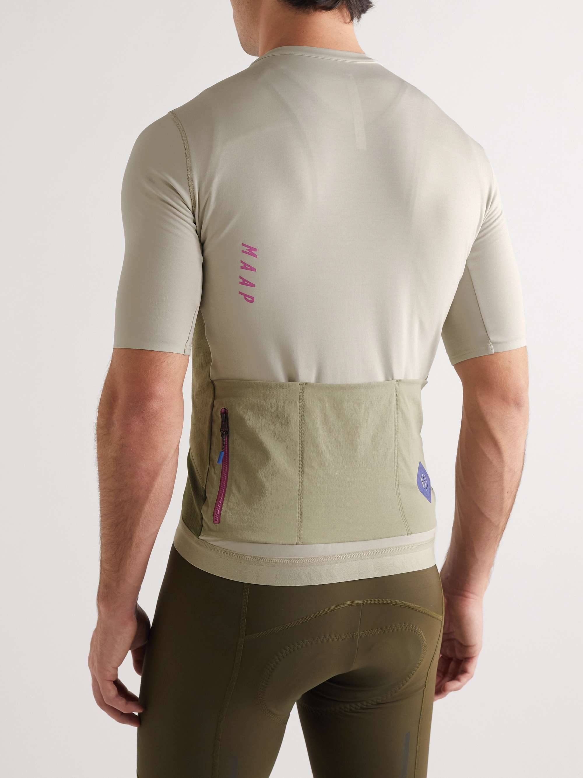 MAAP Alt_Road Ripstop-Panelled Stretch-Jersey Cycling Jersey