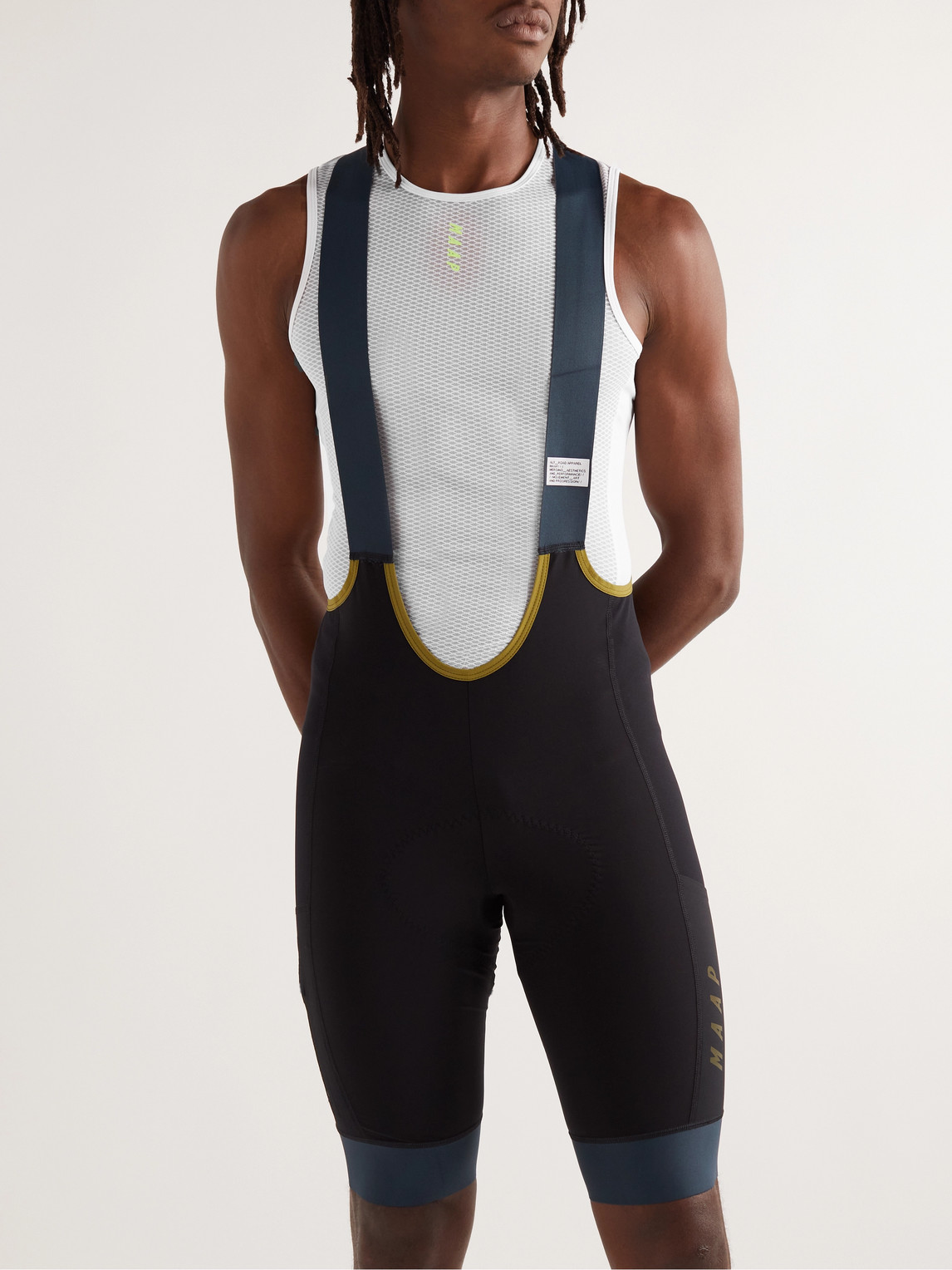 Maap Team Mesh Cycling Tank Top In White