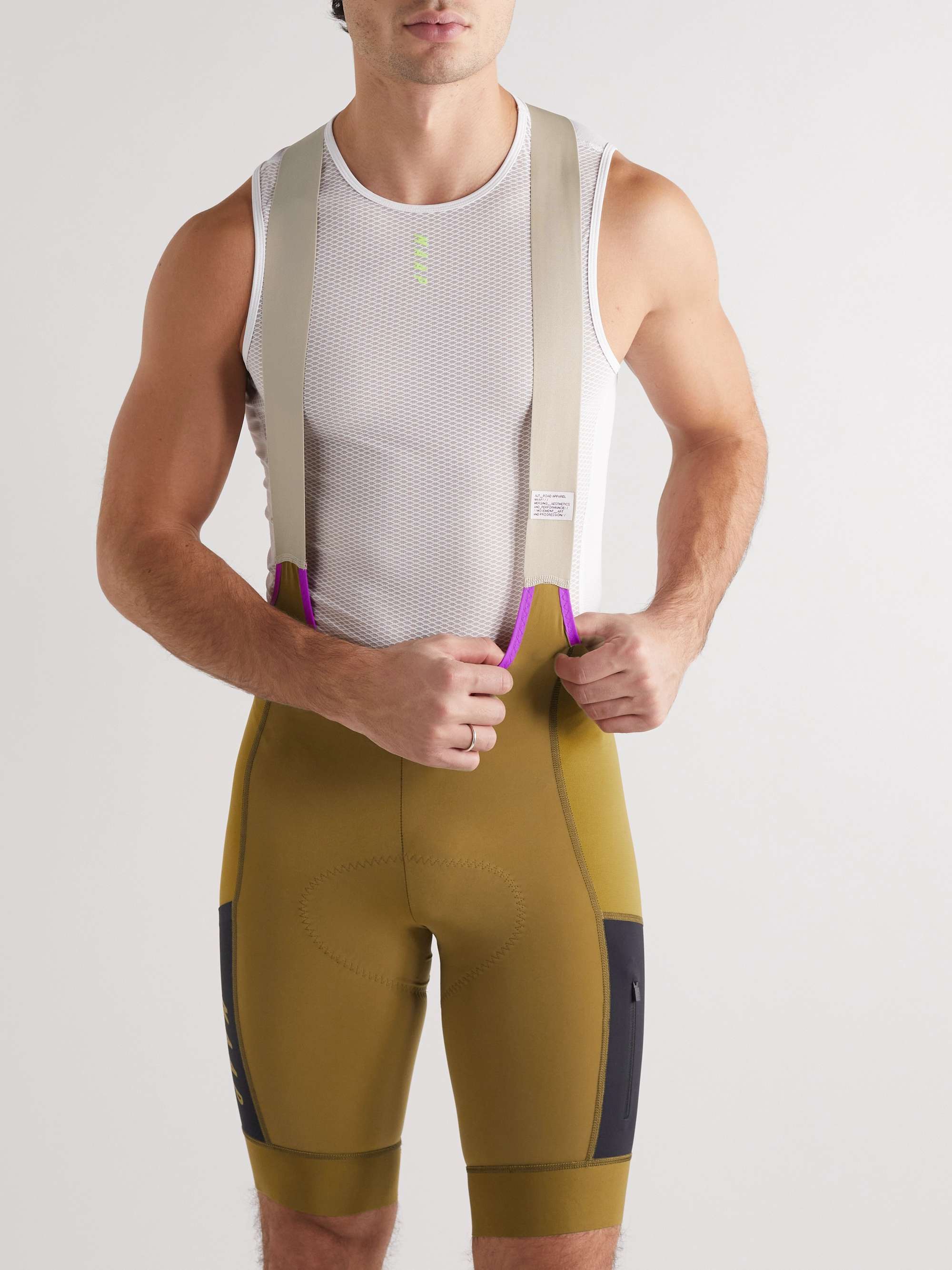 MAAP Alt_Road Cargo Mesh-Trimmed Stretch-Jersey Cycling Bib Shorts
