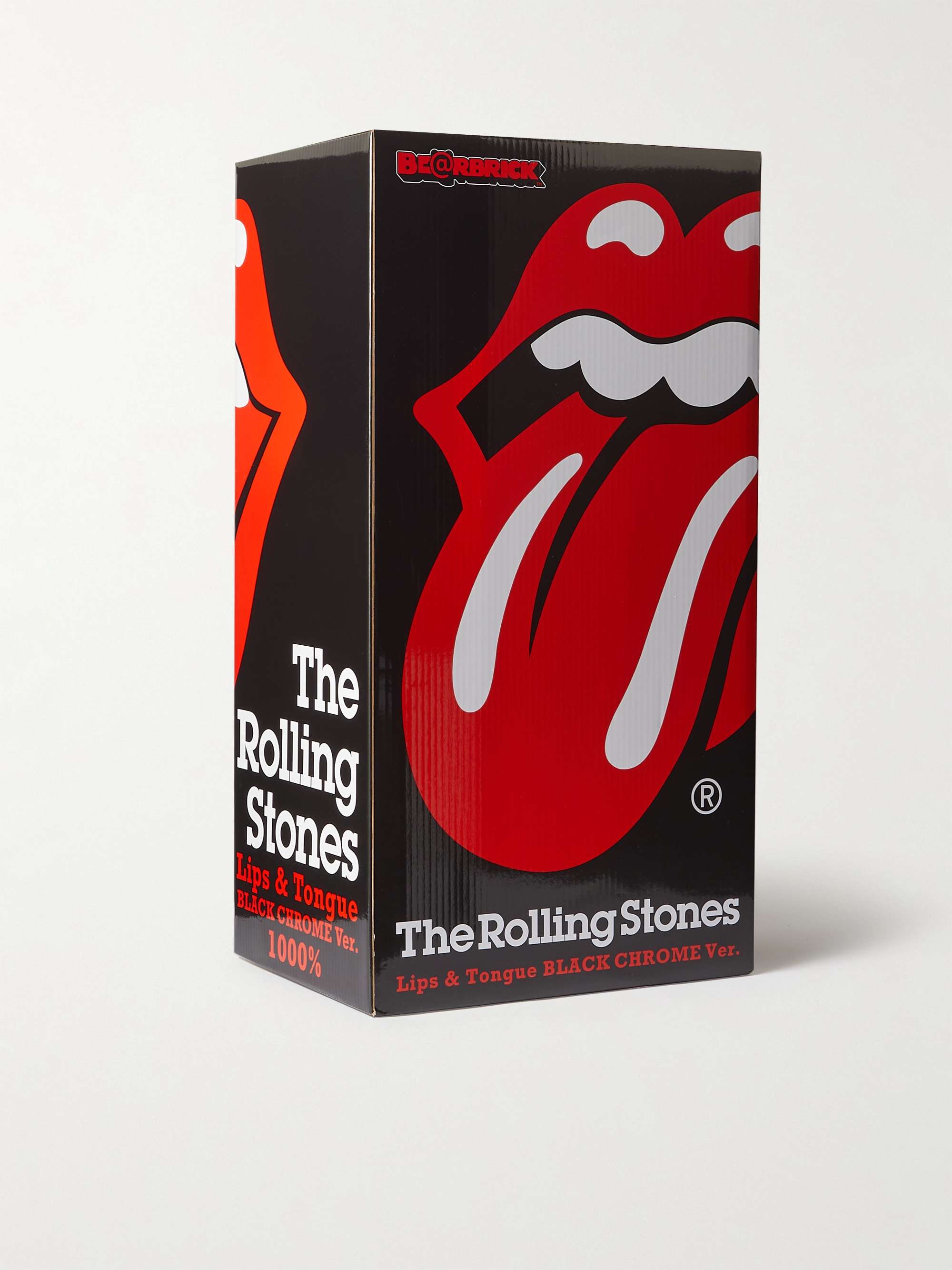 BE@RBRICK + The Rolling Stones 1000% Printed Chrome PVC Figurine