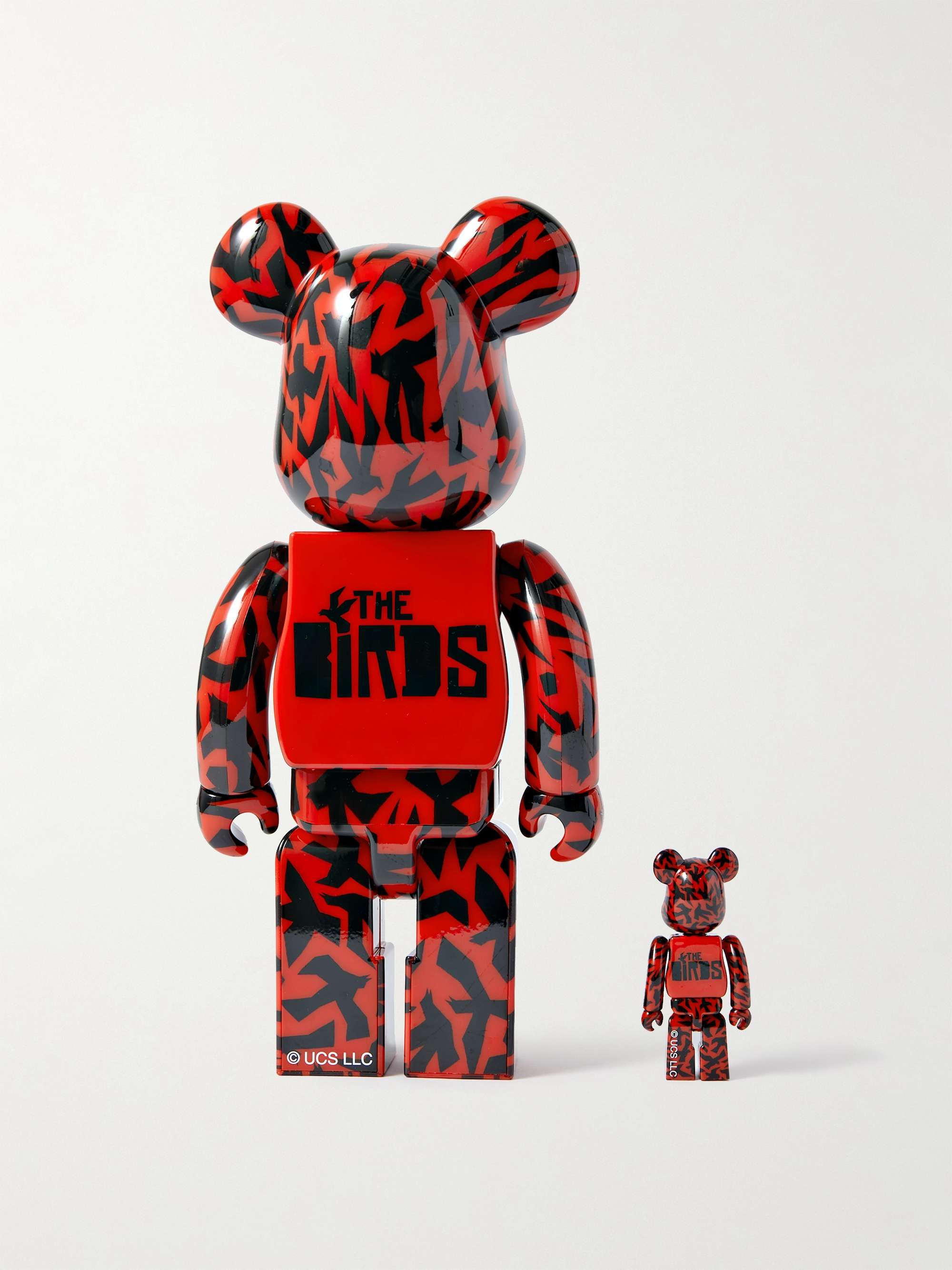 BE@RBRICK + The Birds 100% + 400% Printed PVC Figurine Set