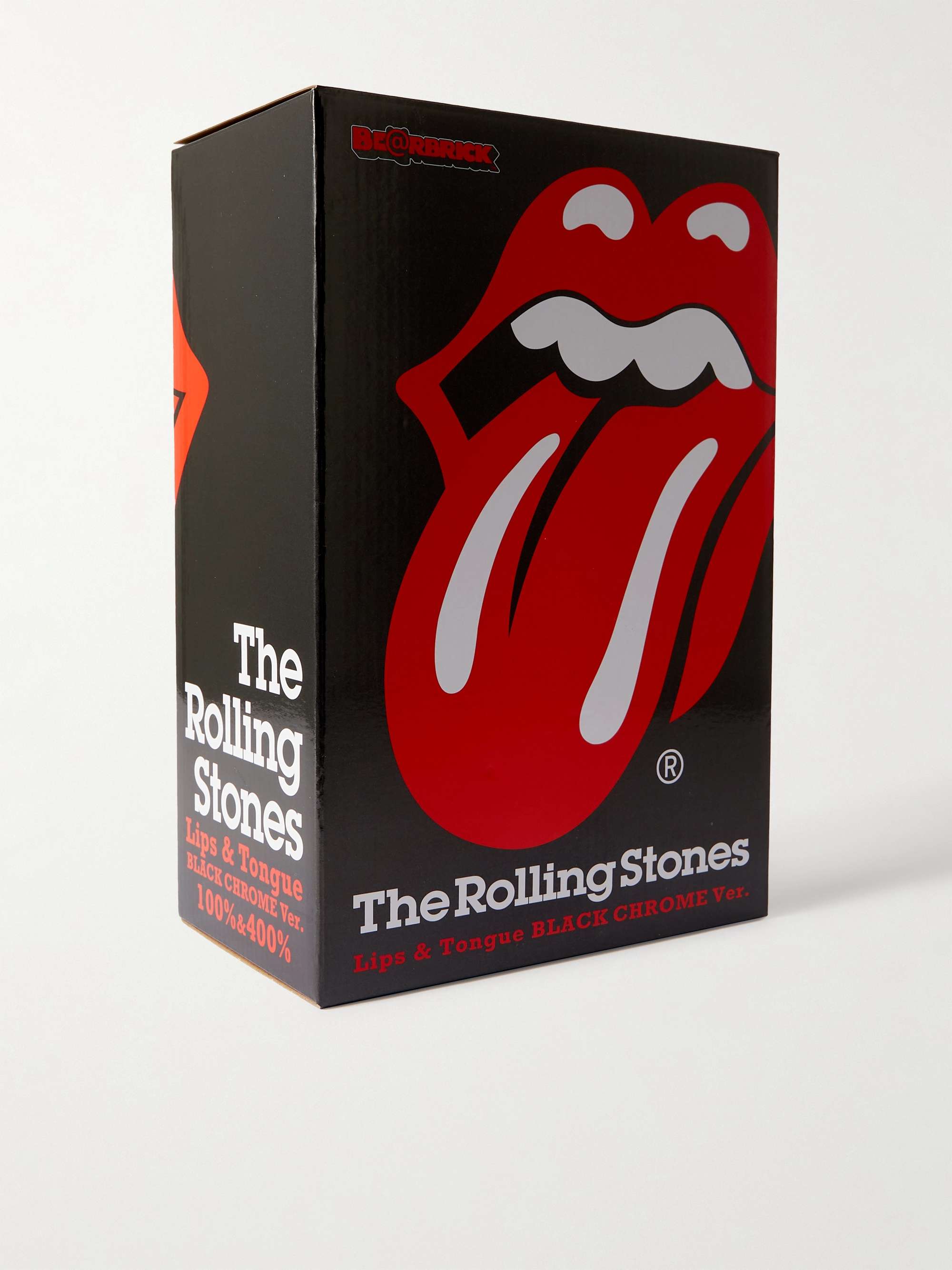 BE@RBRICK + The Rolling Stones 100% + 400% Printed PVC Figurine Set