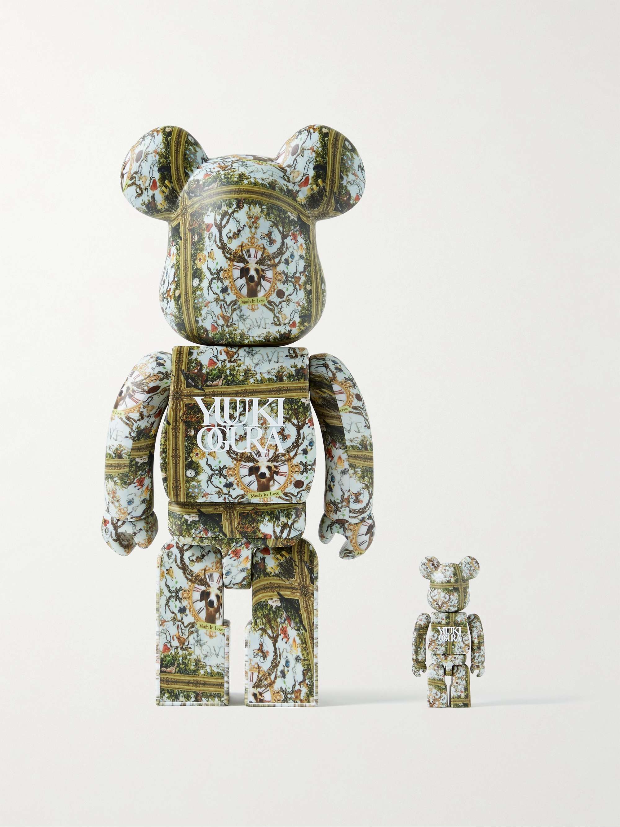 BE@RBRICK + Yuuki Ogura 100% + 400% Printed PVC Figurine Set