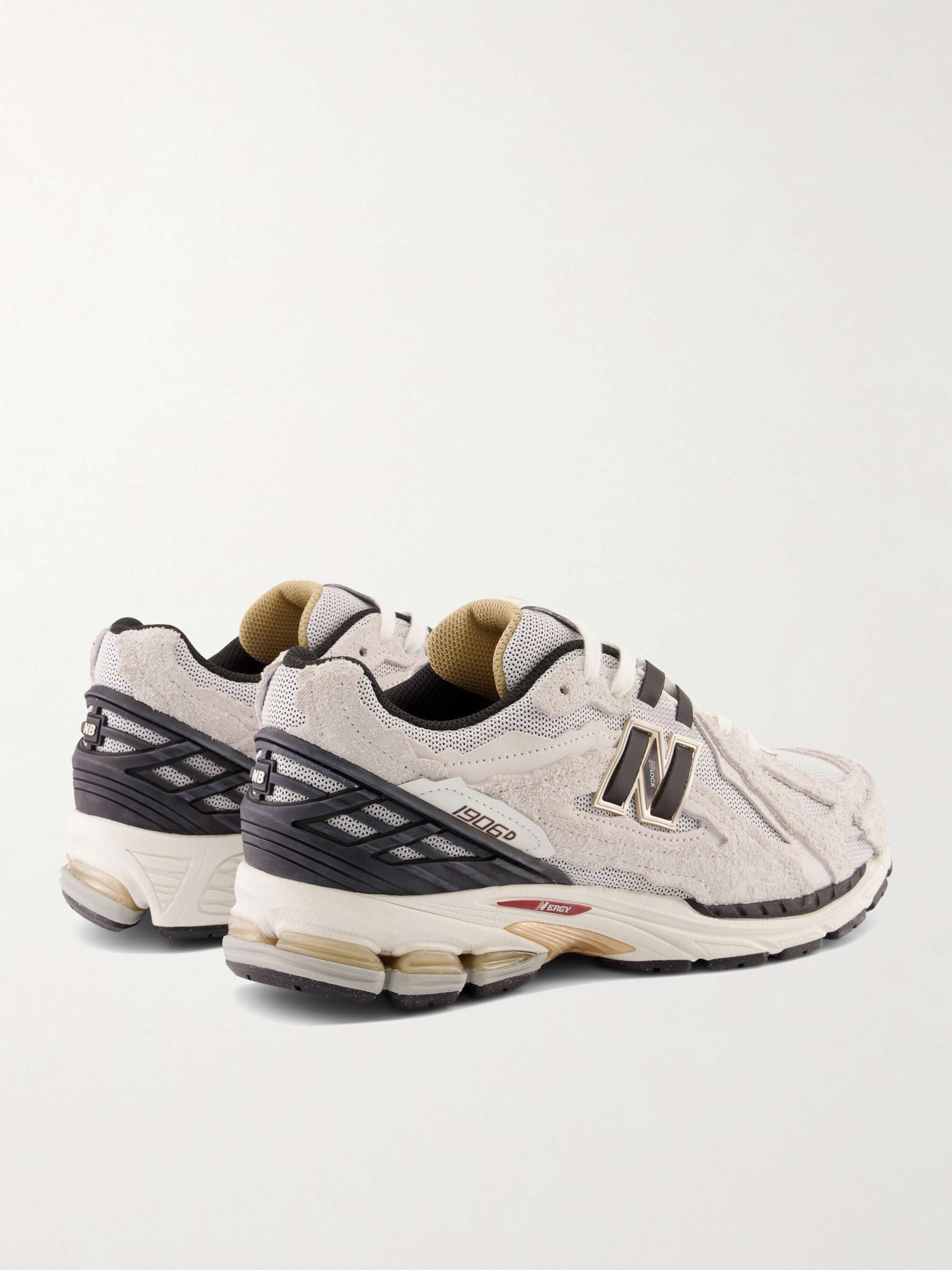 NEW BALANCE 1906 Protection Pack Brushed-Suede and Mesh Sneakers
