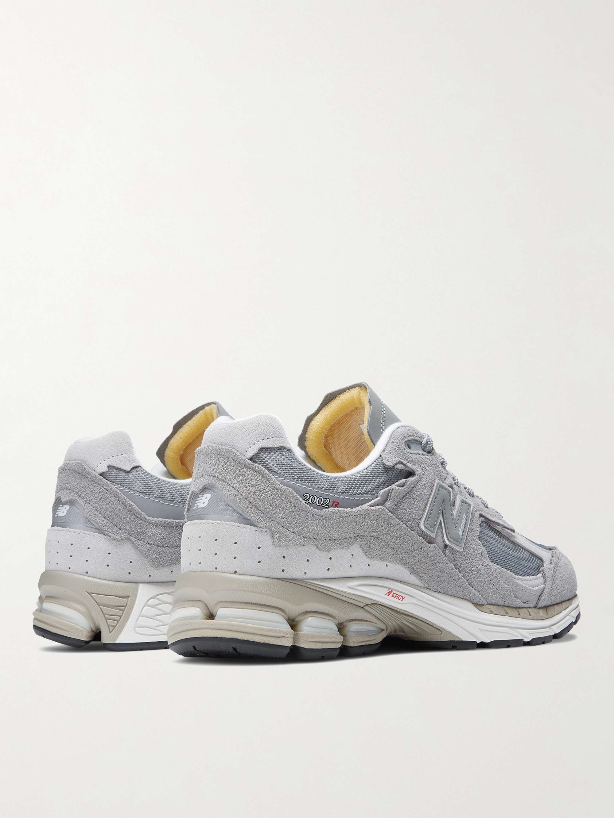 NEW BALANCE 2002R Protection Pack Brushed-Suede and Mesh Sneakers
