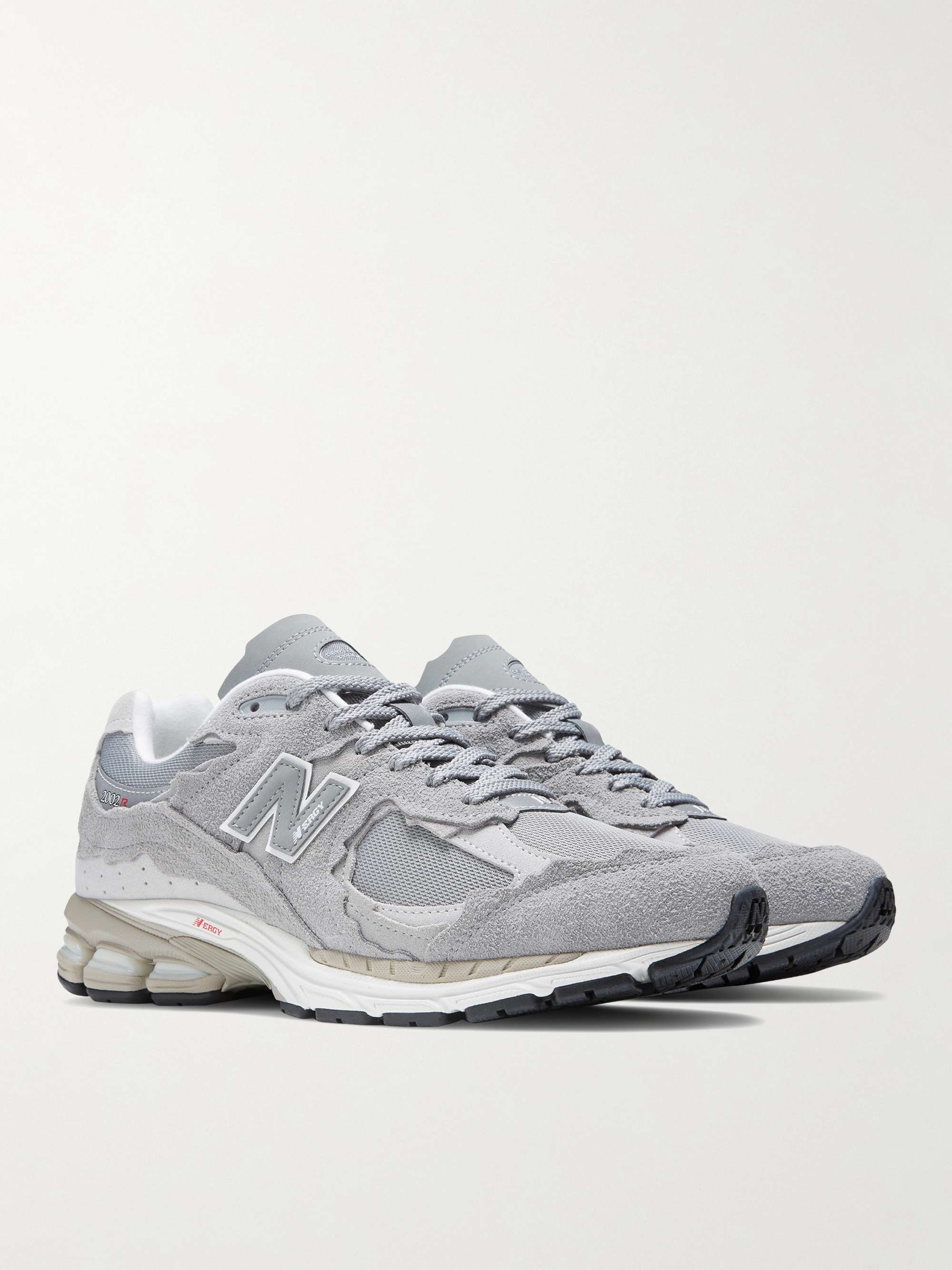 NEW BALANCE 2002R Protection Pack Brushed-Suede and Mesh Sneakers
