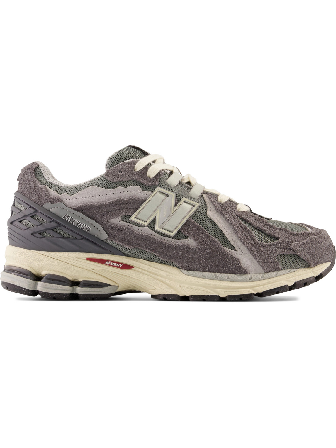 New Balance 1906 Protection Pack Brushed-suede And Mesh Sneakers In Gray