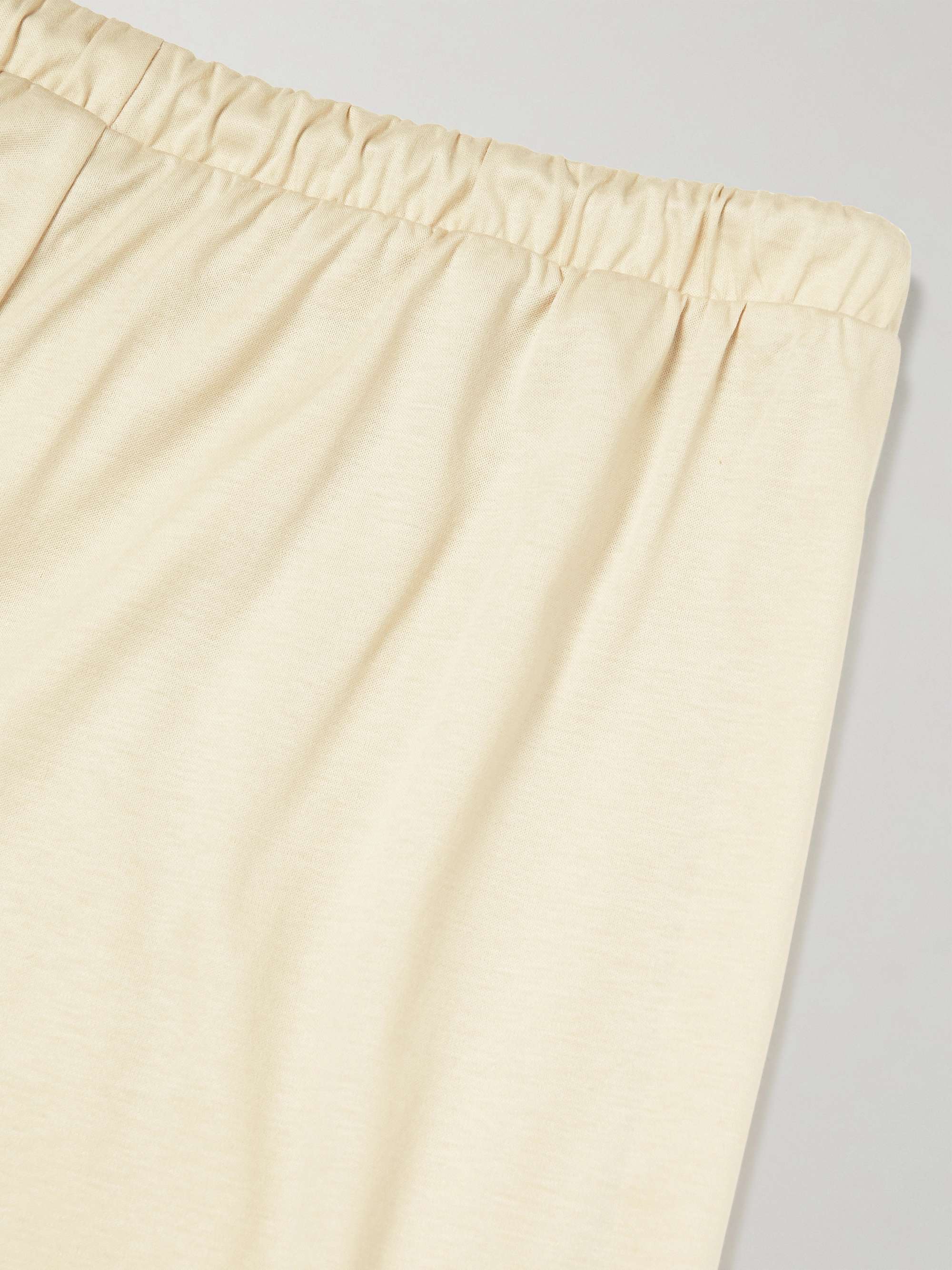 ZIMMERLI Straight-Leg Sea Island Cotton Drawstring Shorts