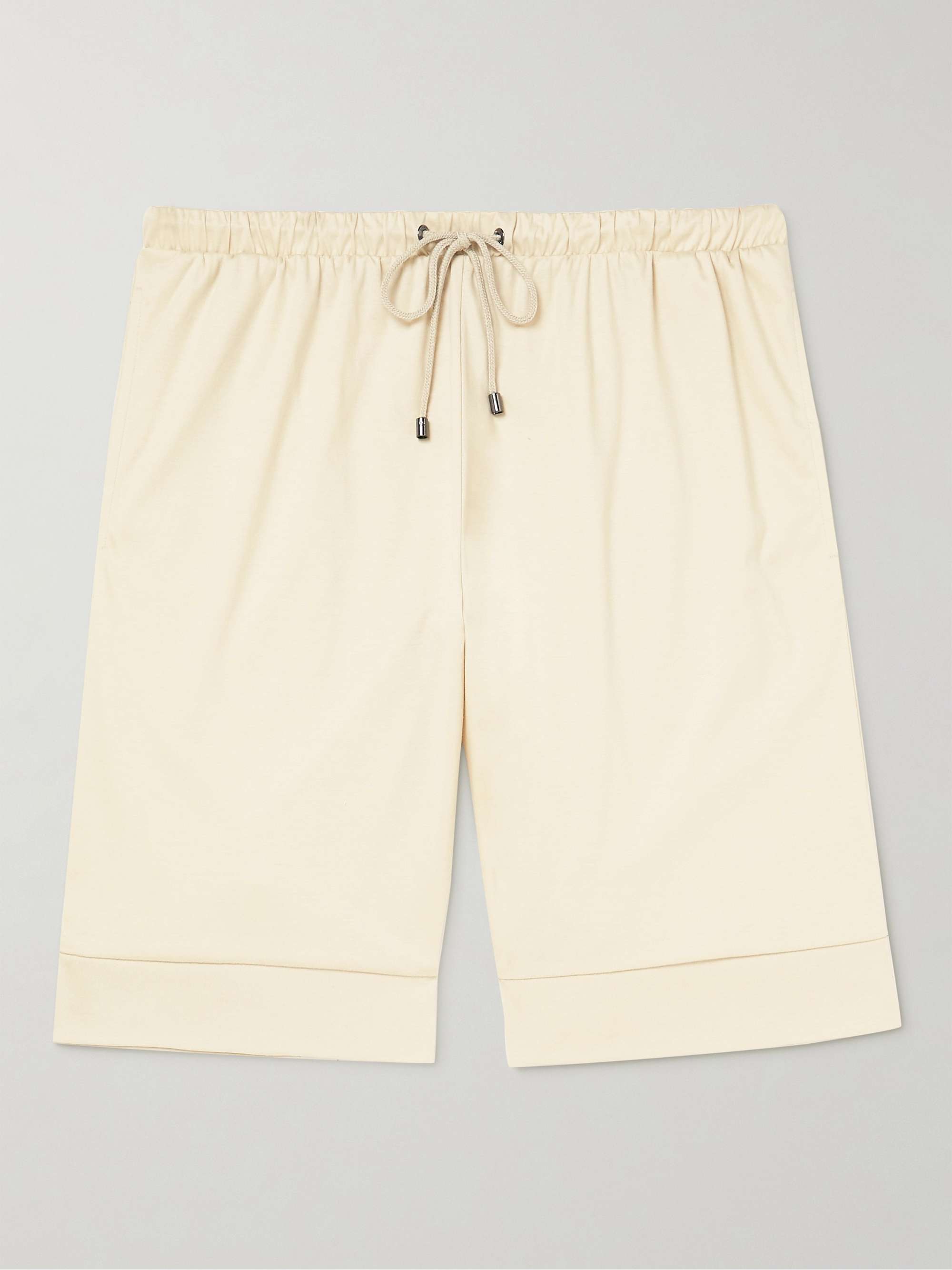 ZIMMERLI Straight-Leg Sea Island Cotton Drawstring Shorts