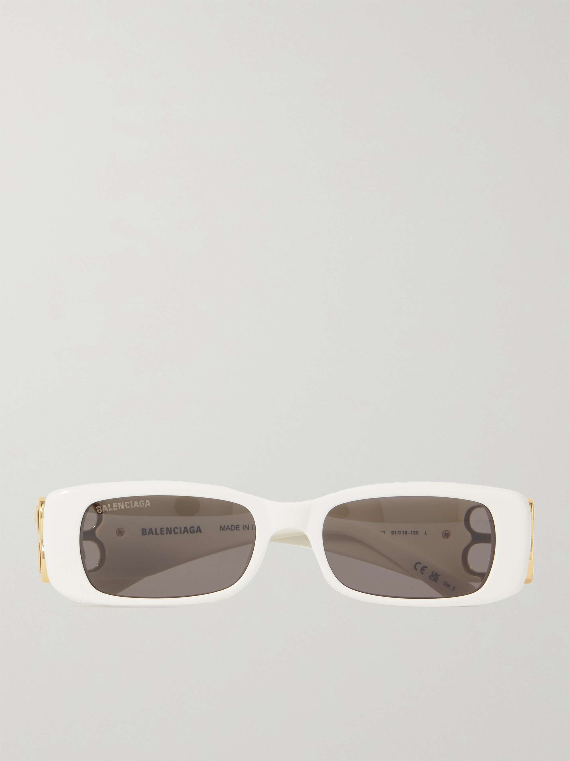 Balenciaga Eyewear Ski rectangularframe Sunglasses  Farfetch