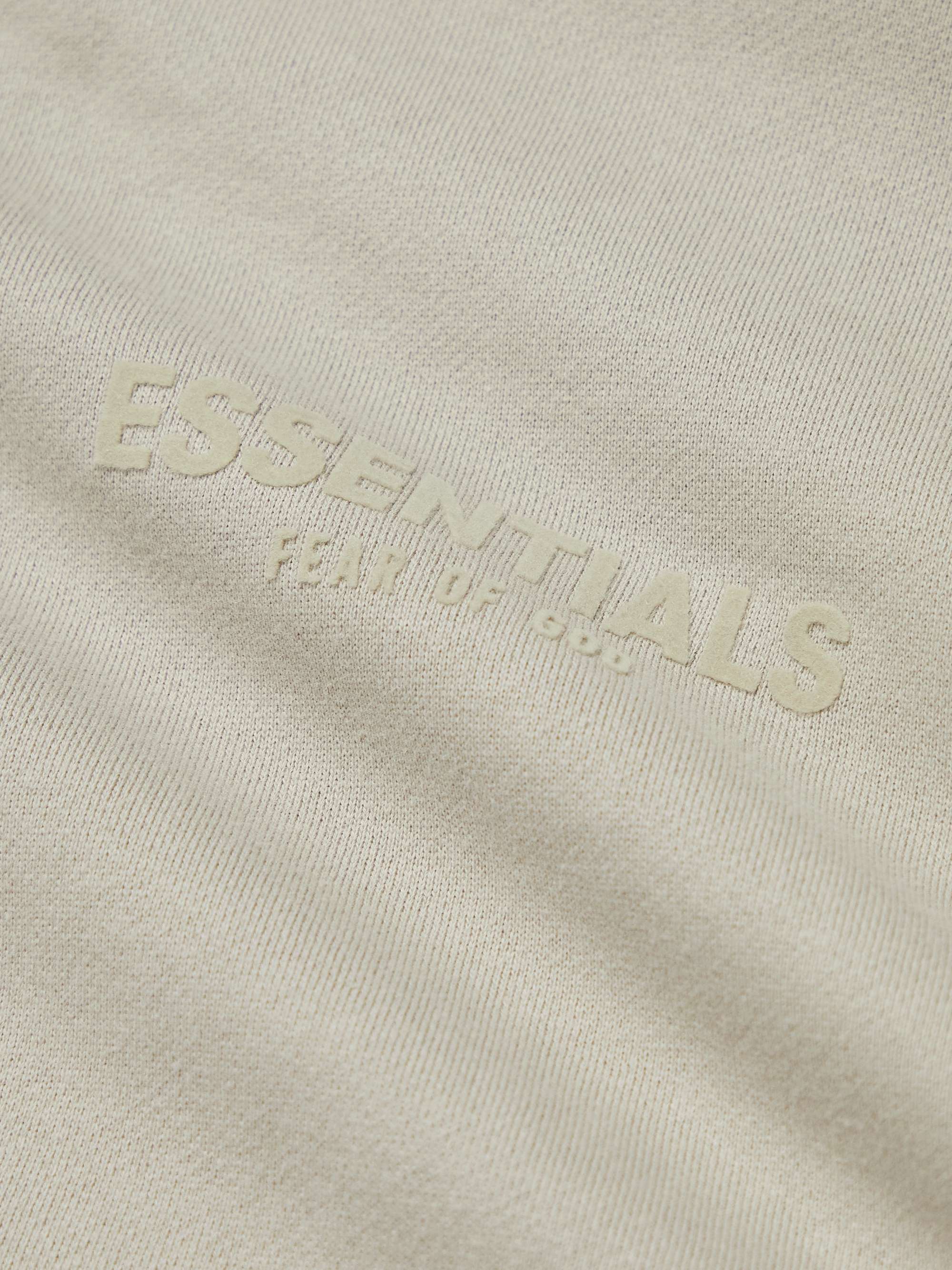 FEAR OF GOD ESSENTIALS Logo-Appliquéd Cotton-Blend Jersey Hoodie