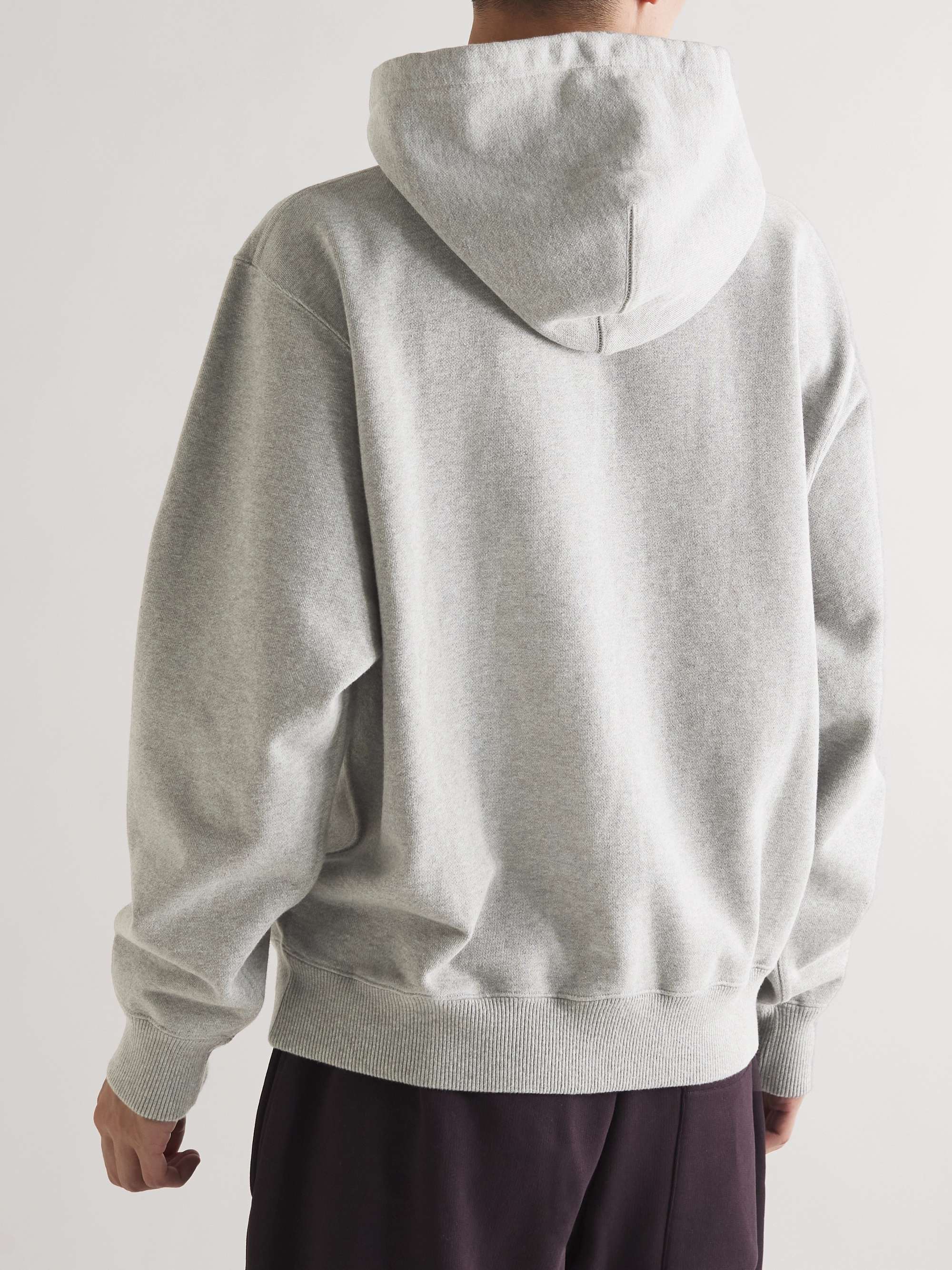 CDLP Logo-Embroidered Cotton-Jersey Hoodie