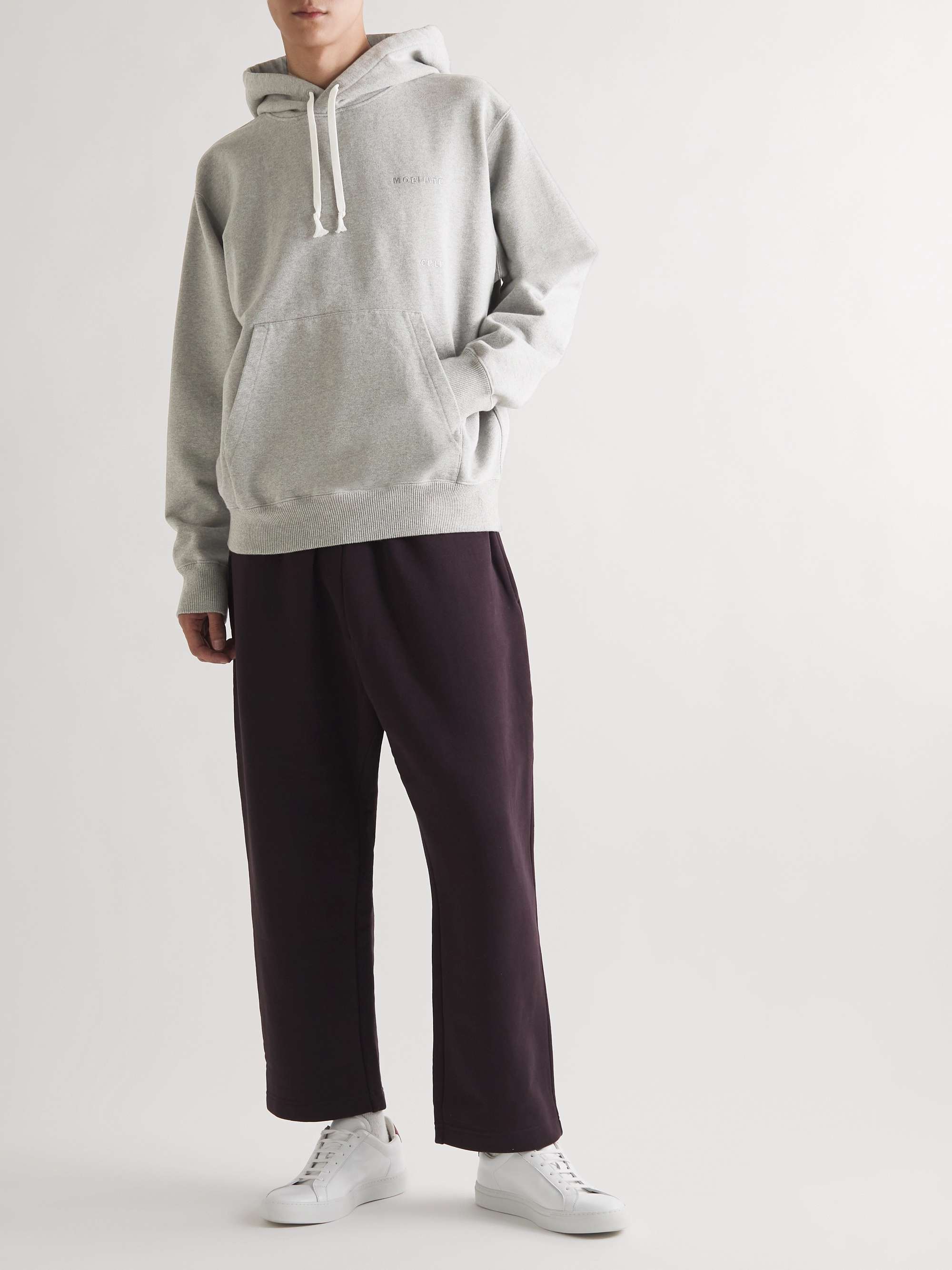 CDLP Logo-Embroidered Cotton-Jersey Hoodie