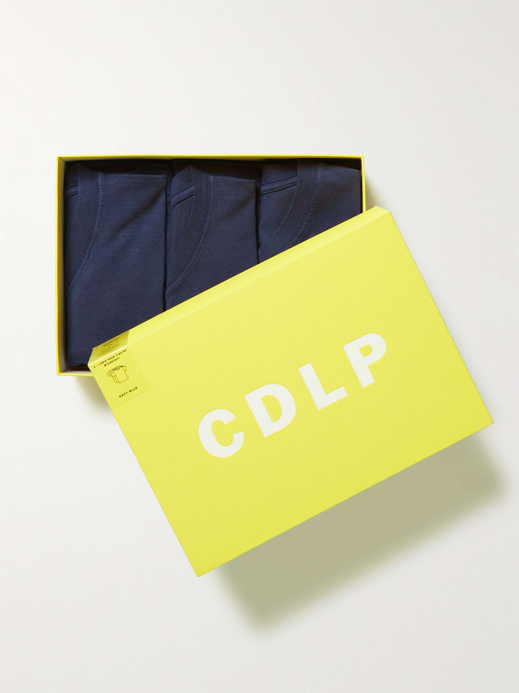 CDLP Three-Pack Lyocell and Pima Cotton-Blend Jersey T-Shirts